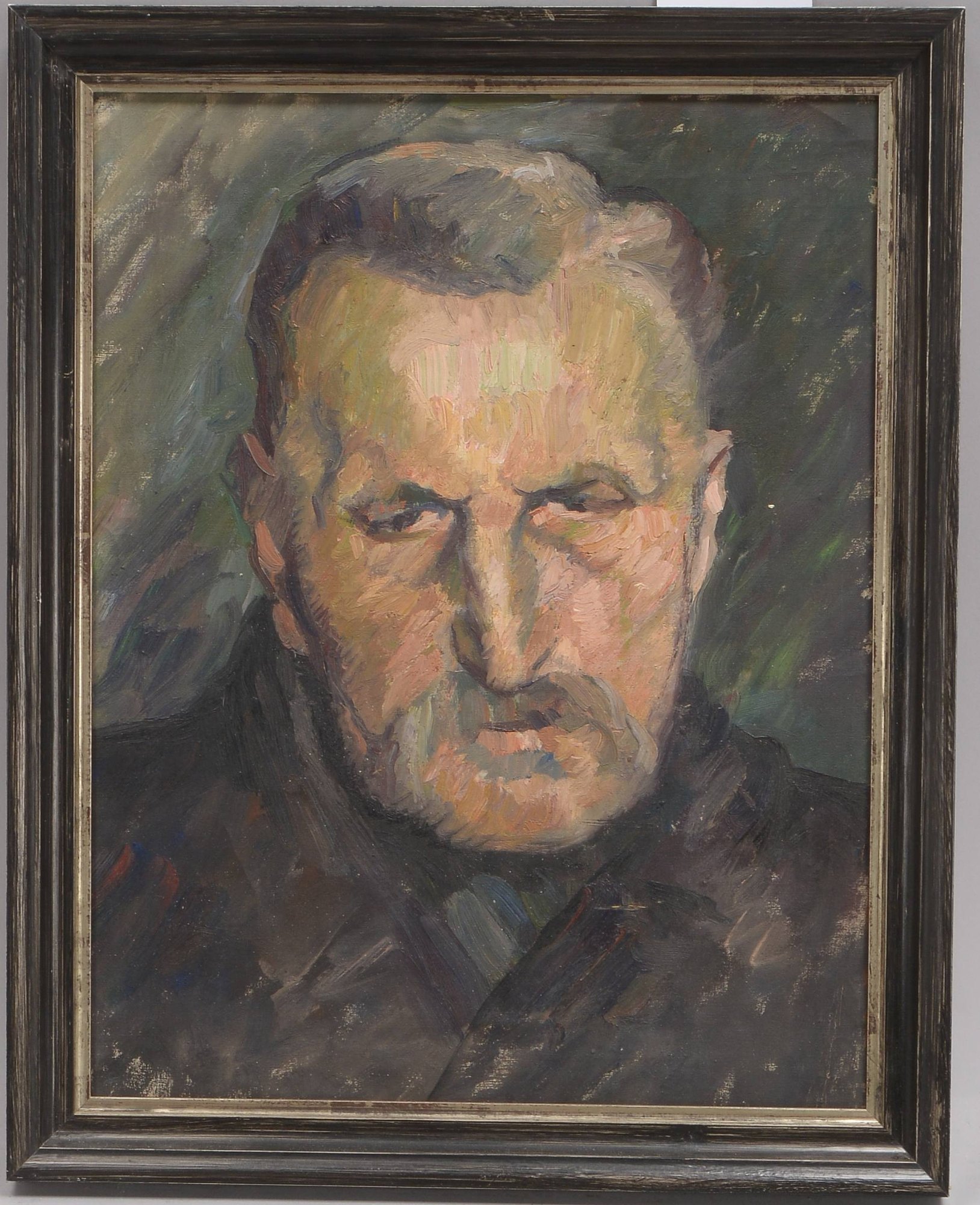 Heick, Henriette Betty Elisabeth (1878 Lübeck - 1974 Heiligenhafen), 'Herrenportrait', Öl/Lw