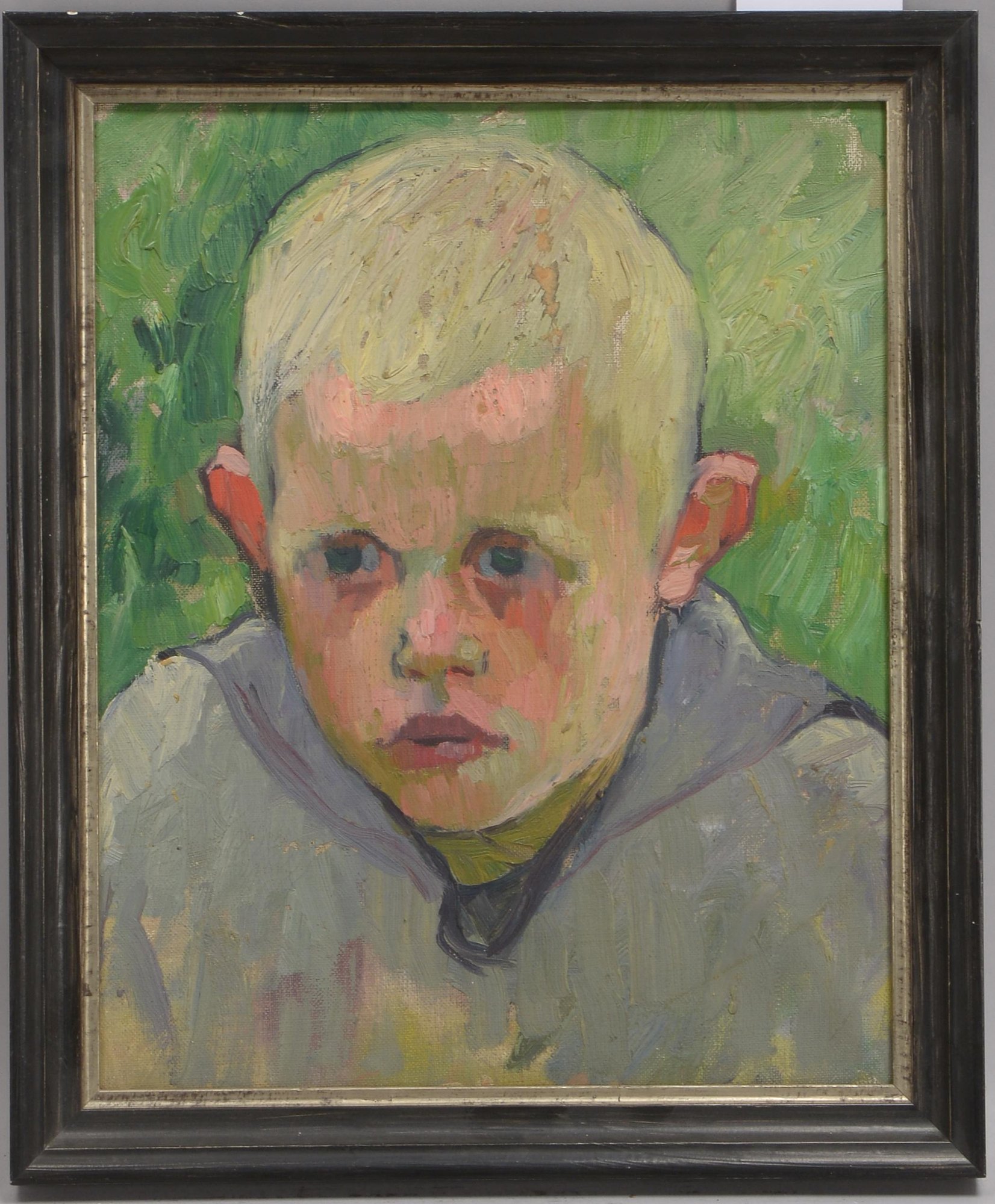 Heick, Henriette Betty Elisabeth (1878 Lübeck - 1974 Heiligenhafen), 'Knabenportrait', Öl/Lw
