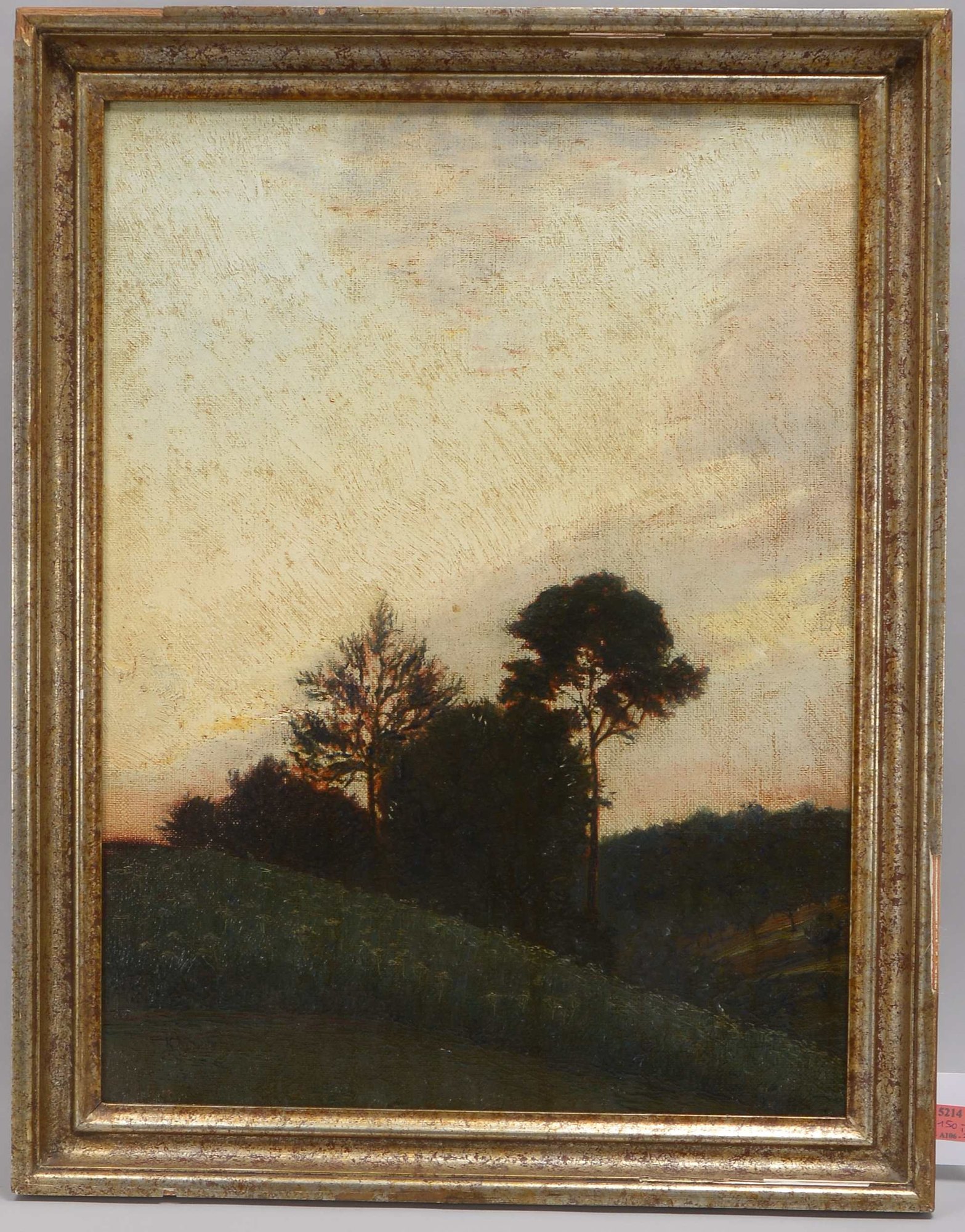 Kühnle, Karl (1900 - 1981, Kuppingen), 'Tallandschaft im Abendlicht', Öl/Lw, unten rechts signiert