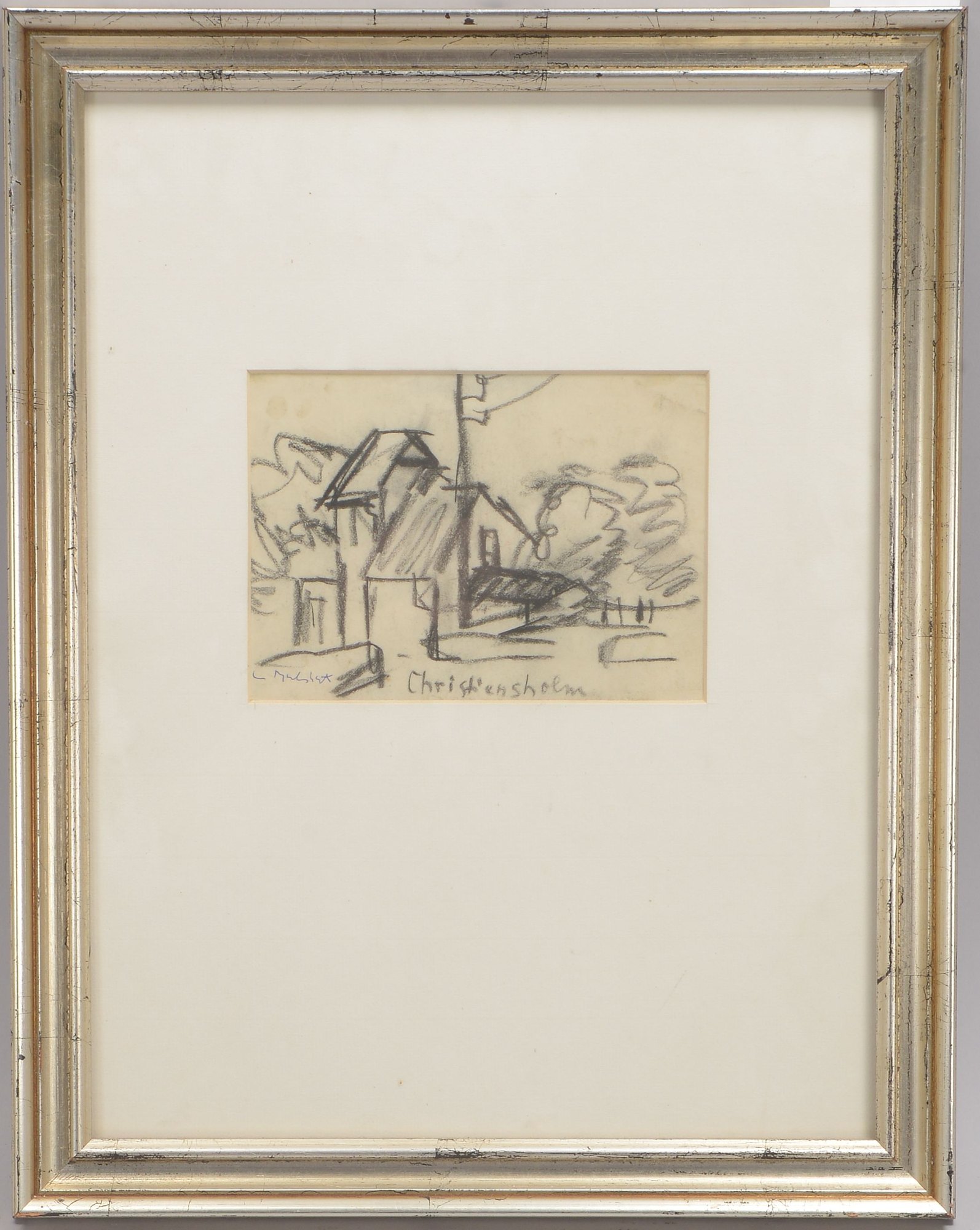 Malskat, Lothar (1912 Königsberg - 1988 Lübeck), 'Christiansholm', Zeichnung, unten signiert