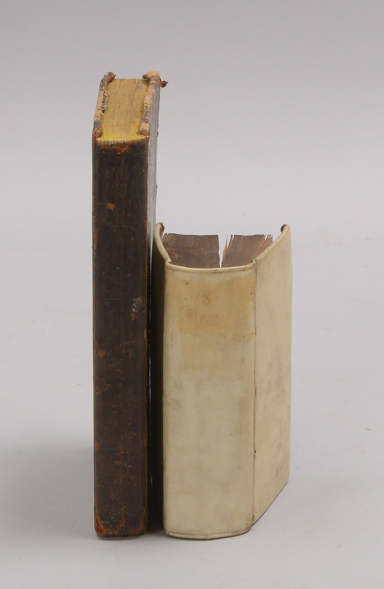 2 antiquarische Bände, Busbequius: 'Omnia quae extant', und Luther: 'Episteln und Evangelia'
