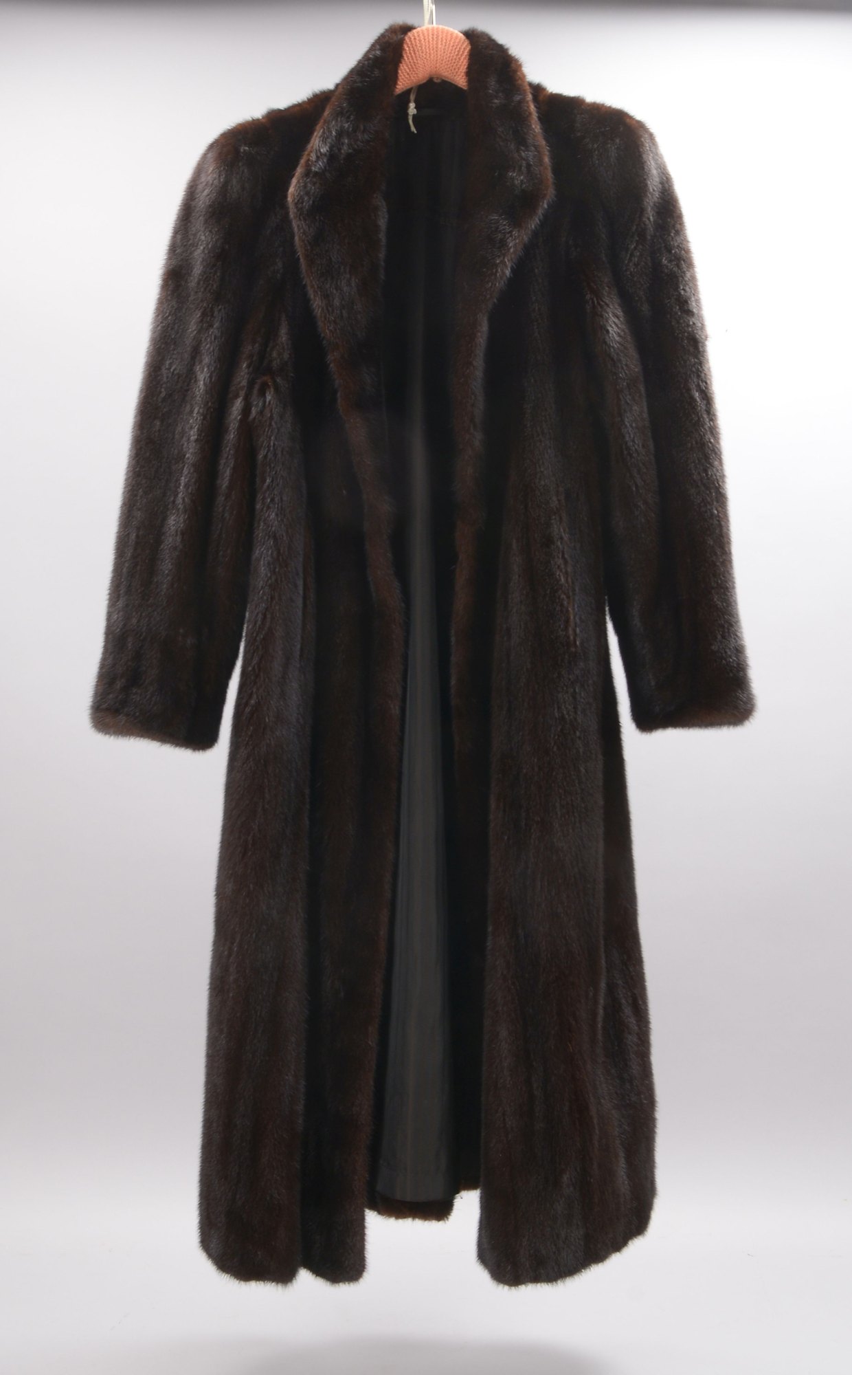 Damen-Pelzmantel (Günther Asendorf/'Mode in Pelz'), Darknerz; Größe ca. 40 - 42 cm
