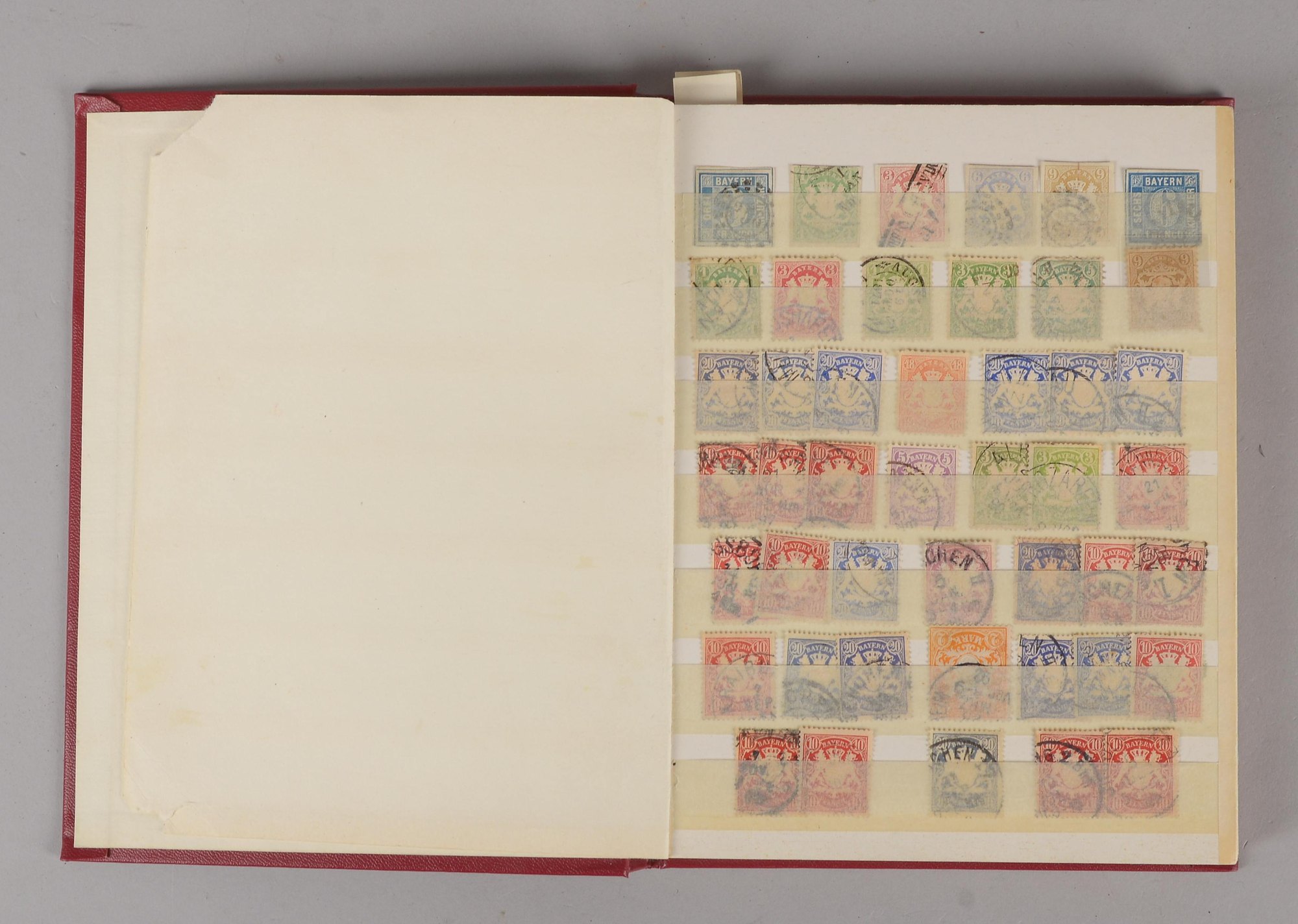 Briefmarken, 1852 - ca. 1948: 'Altdeutsche Staaten', 'Brustschilde'/1x mit 'Bremen'-Stempel, u.a.