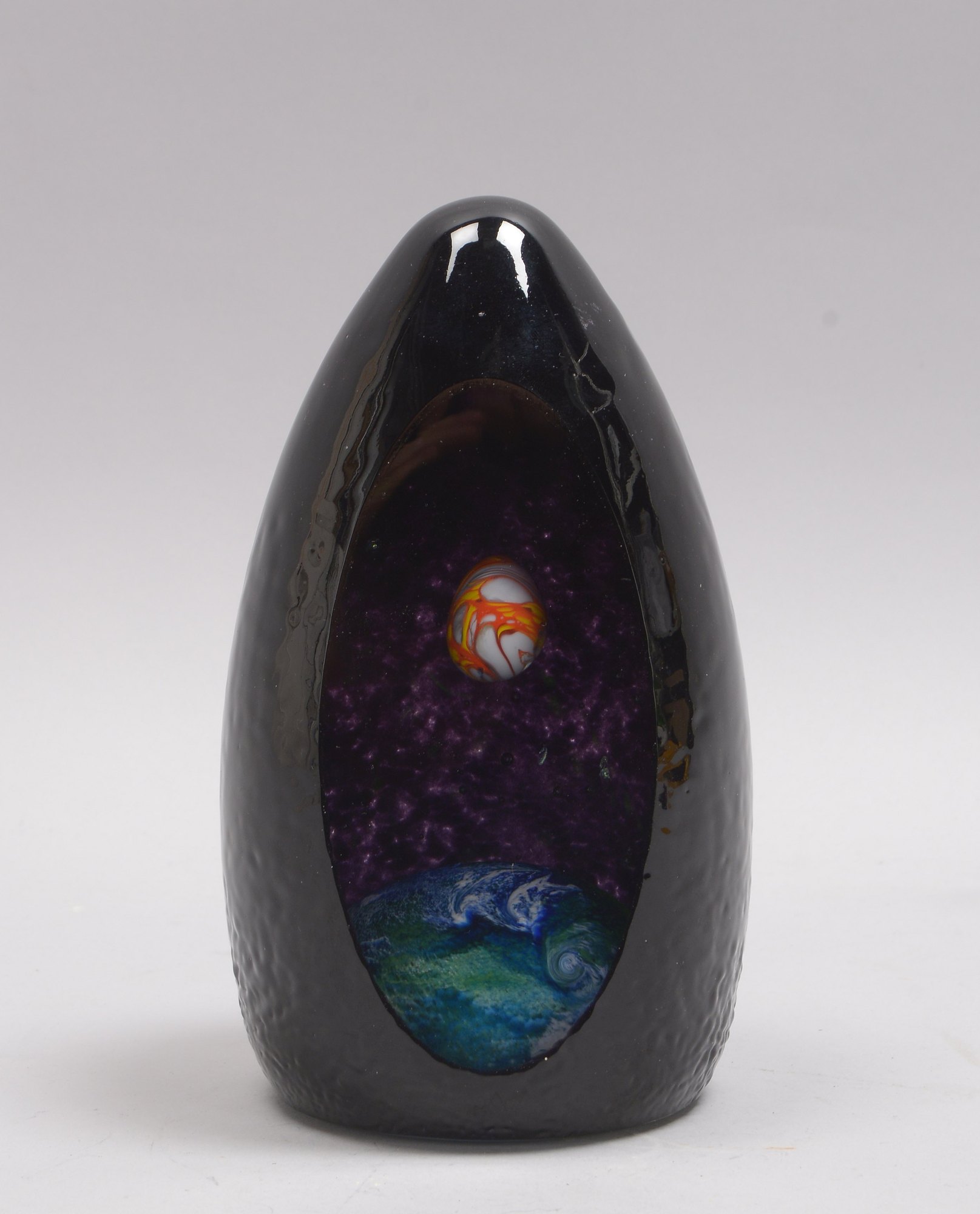 Novotný, Petr, Glasskulptur, 'Kosmos', signiert und datiert '1972'; Höhe ca. 22 cm