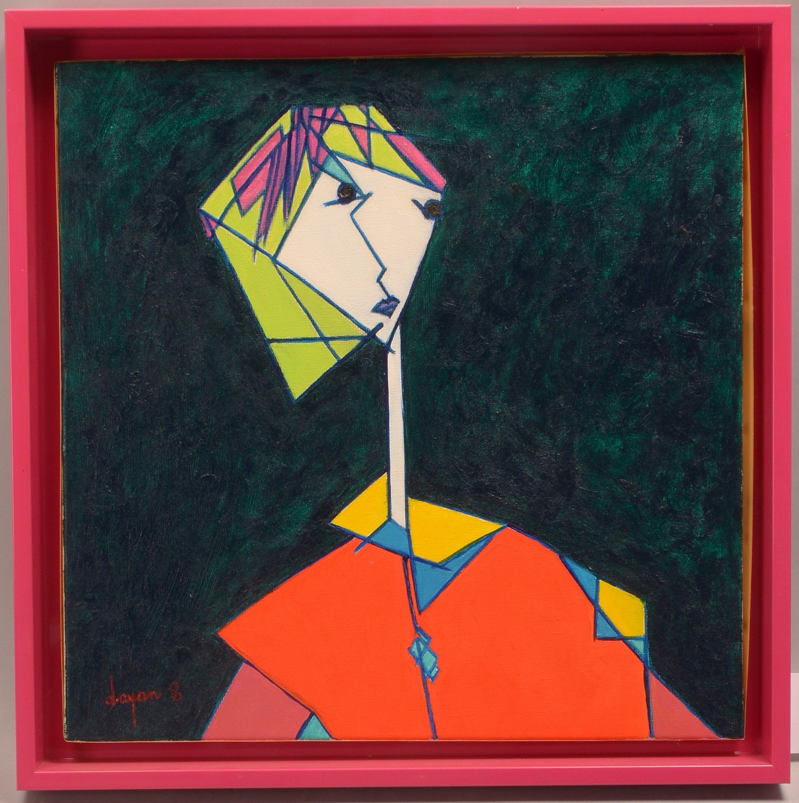 Dayan, Abraham, 'Frauenportrait', Öl/Lw, unten li. sign. und nummeriert '8'