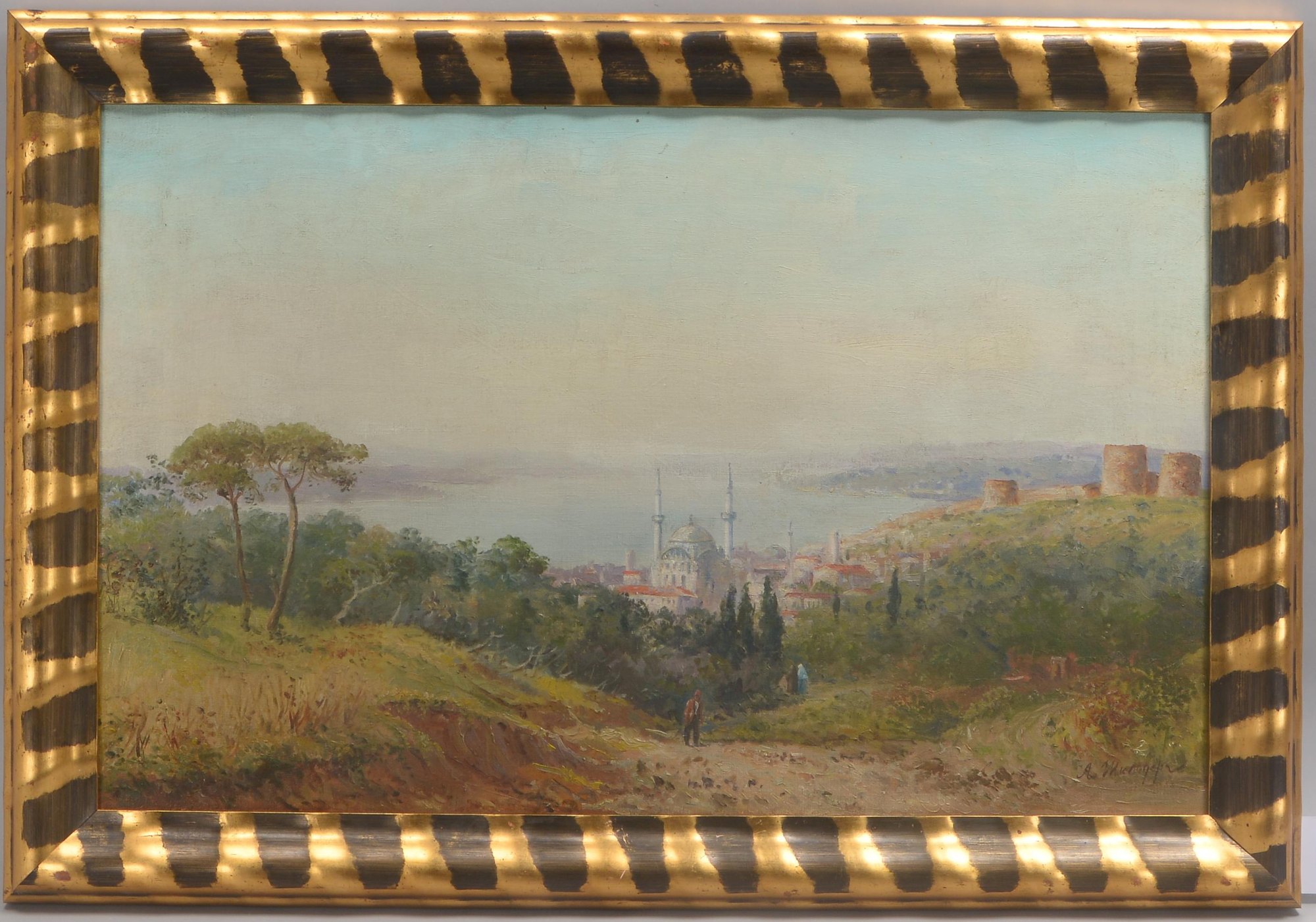 Shilder, Andrej Nikolaevich (1861 - 1919, St. Petersburg/Russland), 'Ansicht von Konstantinopel und