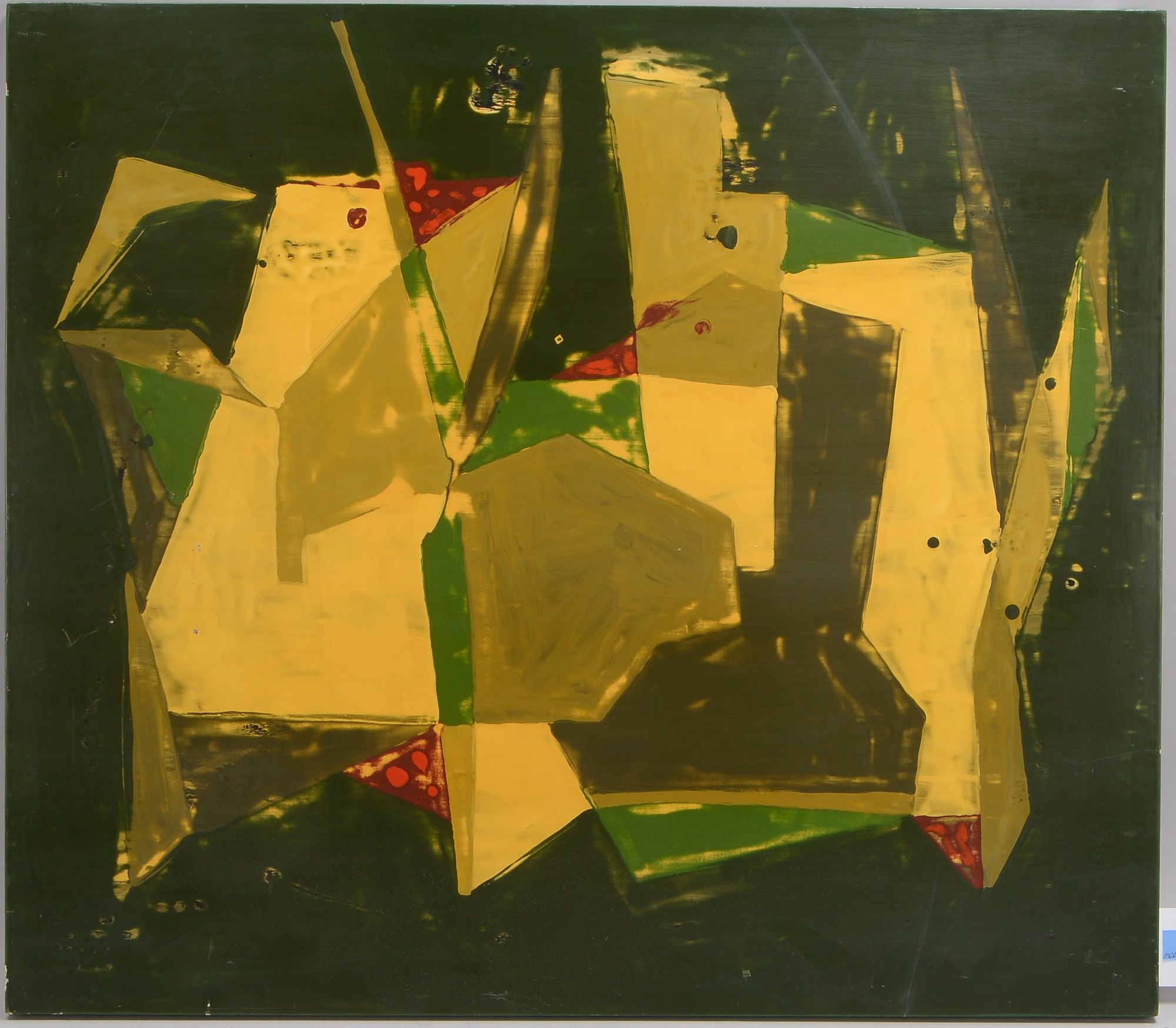 Reimer, Tom (1906 - 1975), 'Abstrakte Komposition', Lack/Holz