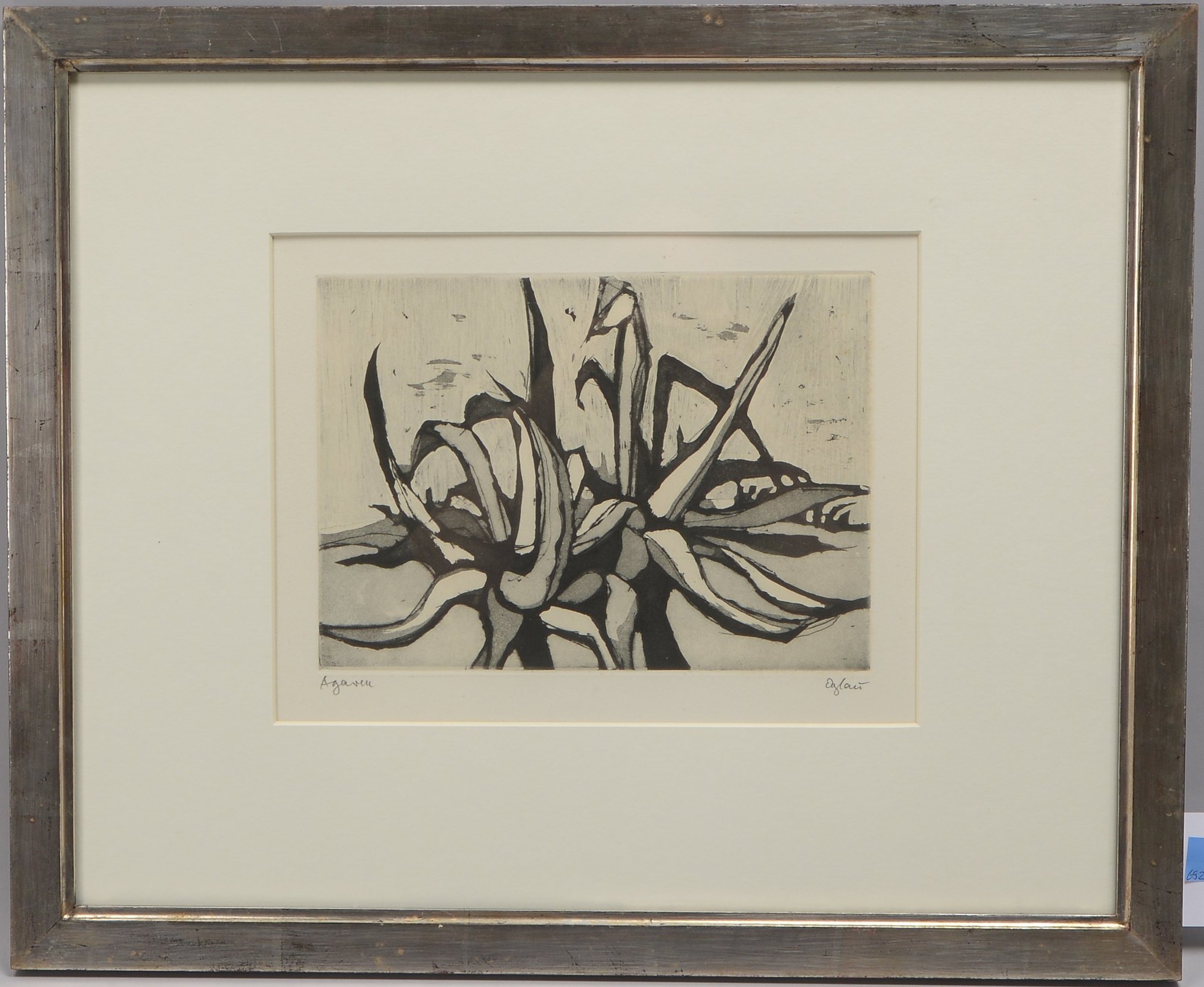 Eglau, Otto (1917 - 1988), 'Agaven', Radierung, signiert und betitelt