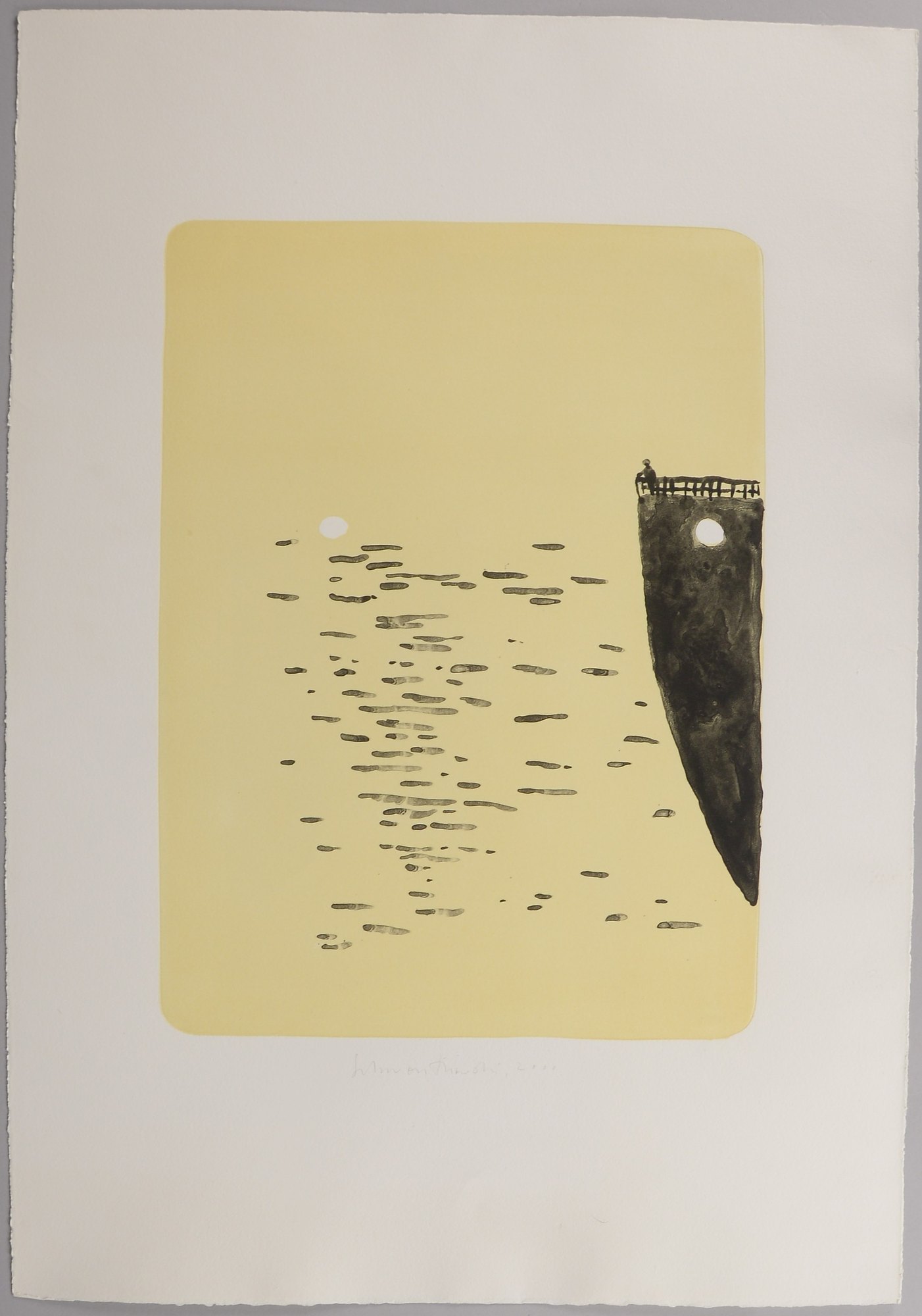 Schwontkowski, Norbert (1949 - 2013, Bremen), 'Studio', Farblithografie/Bütten