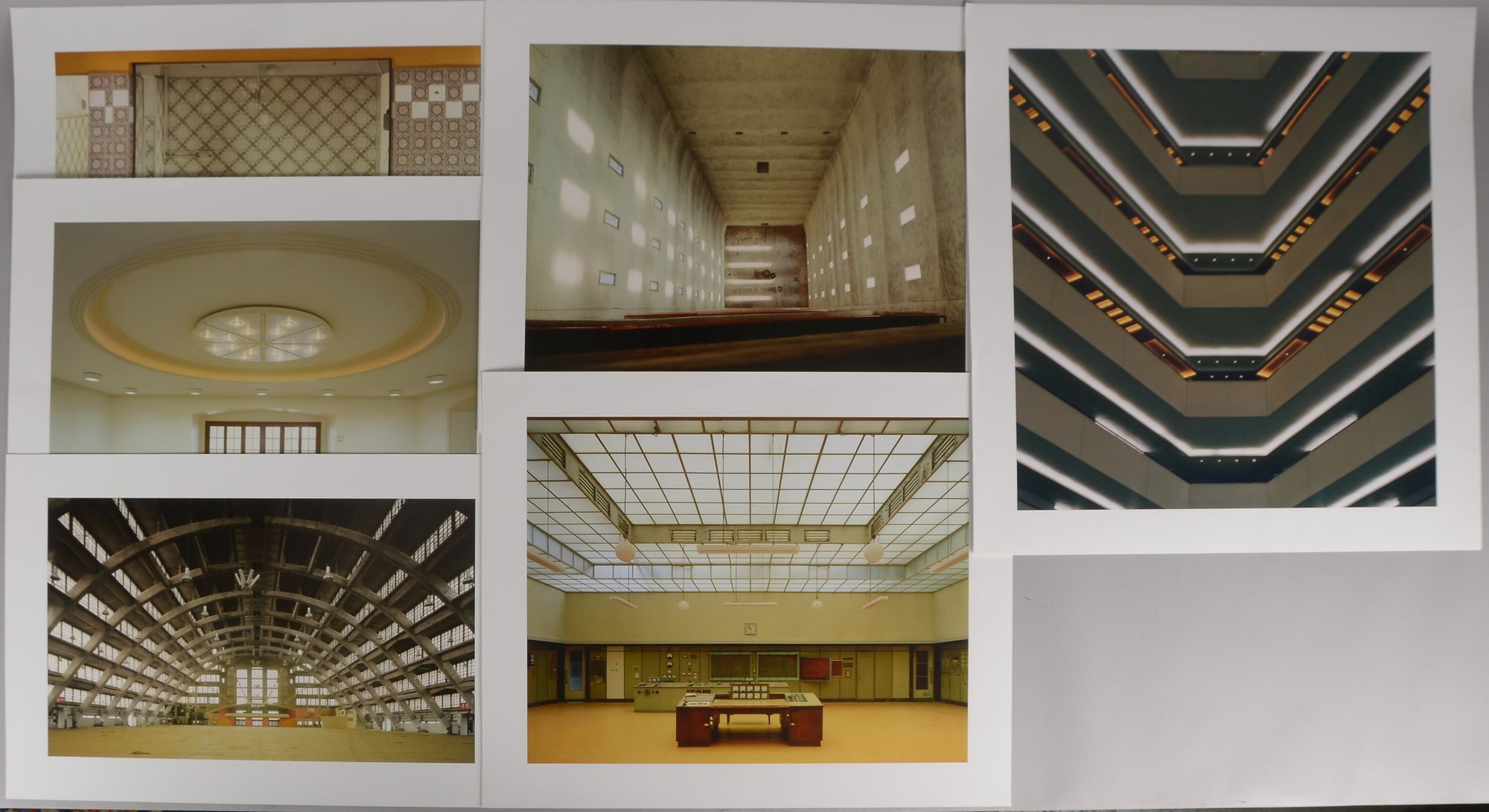 Becker, Boris, 6x Farb-/Architekturfotografien (Griffelkunst)