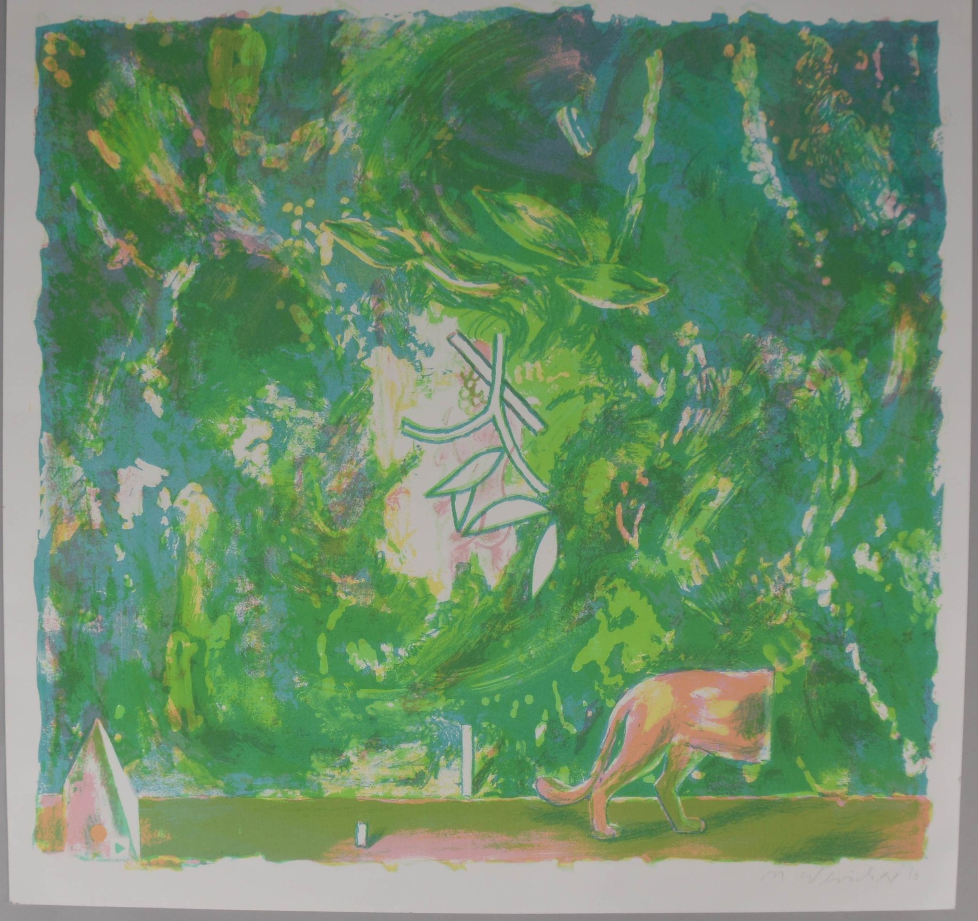 Weischer, Matthias, 'Ohne Titel', Farblithografie (Ed. Griffelkunst)