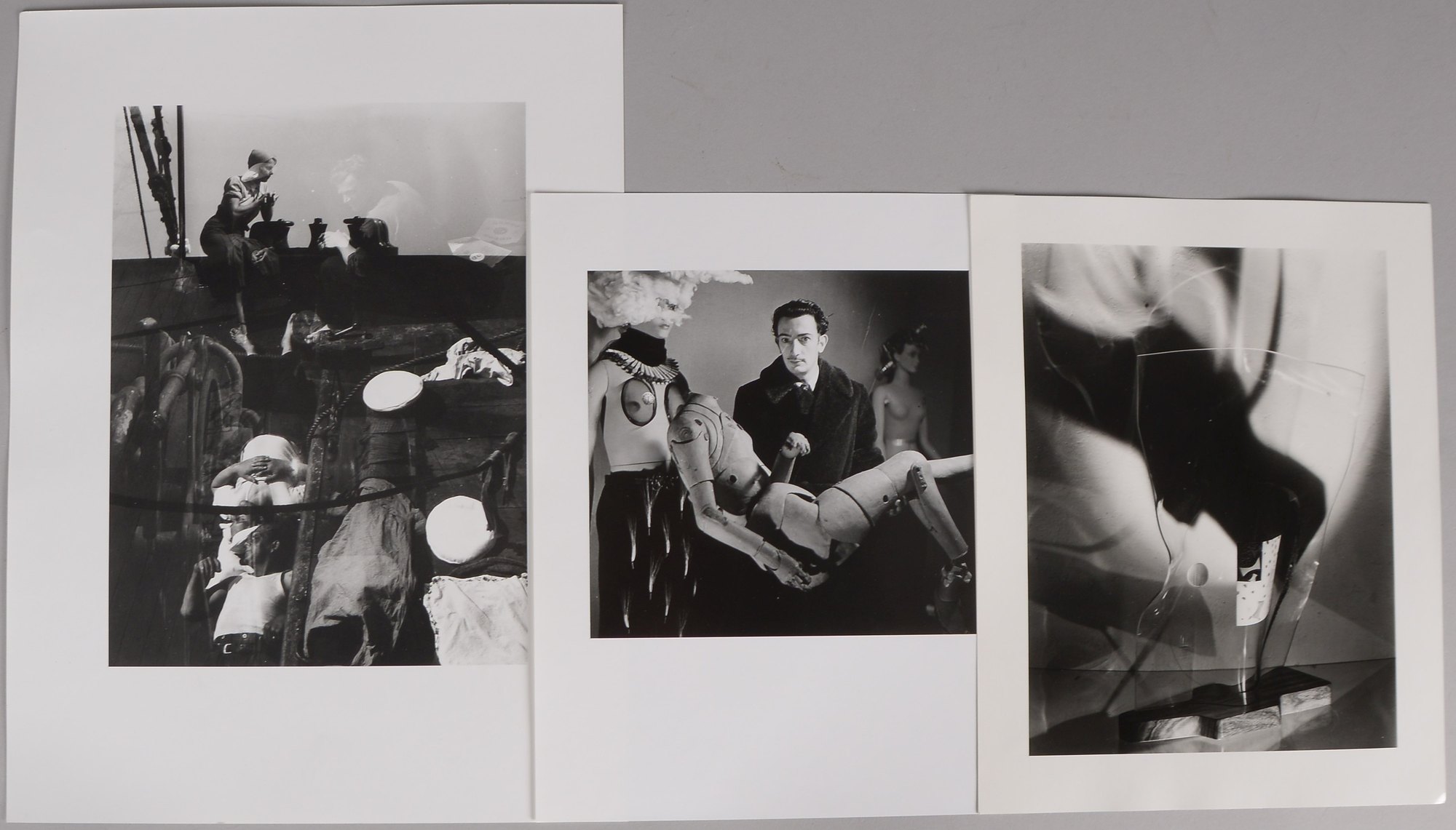 3x Fotografien (Ed. Griffelkunst): 1x Bellon, Denise; 2x Moholy-Nagy, Lazlo