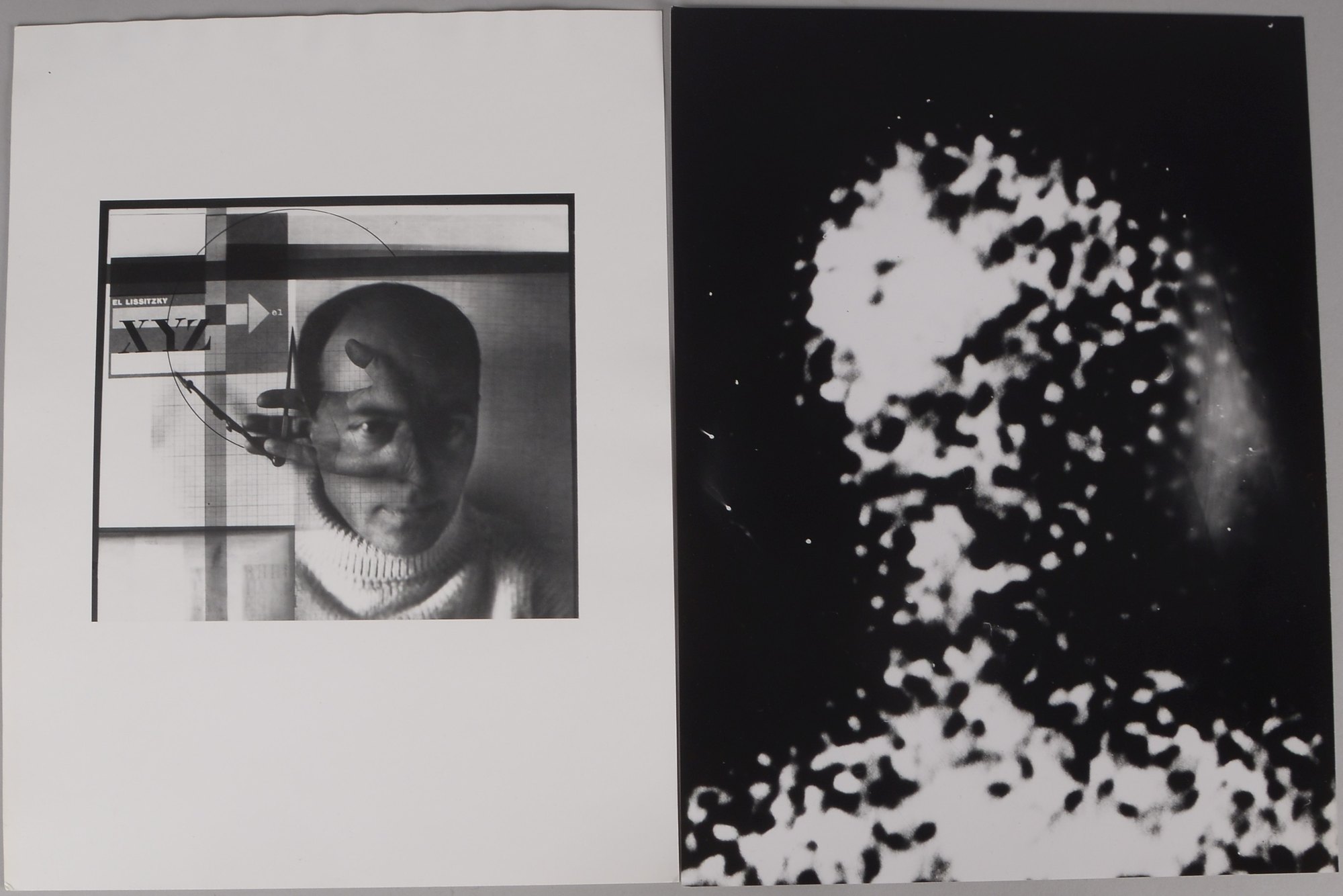 2 Fotografien (Ed. Griffelkunst): Lissitzky, El; und Klein, Astrid