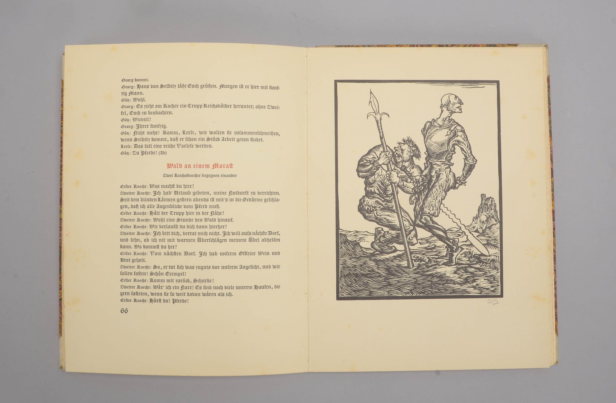 Antiquarischer Band: von Goethe, J. W., 'Götz v. Berlichingen - ein Schauspiel'