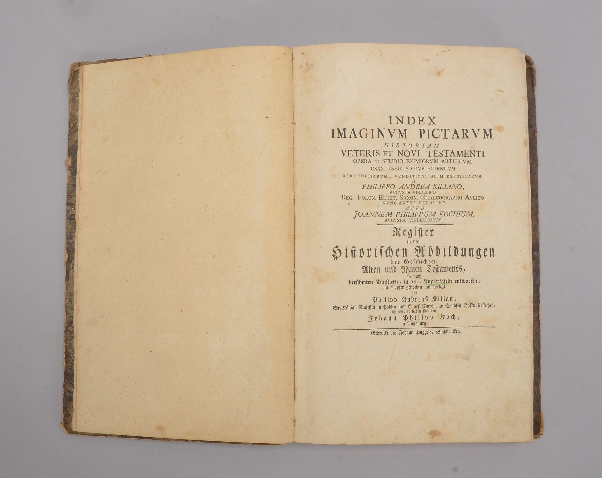 Biblisches Register: Kilian, P. A., historische Abb. zu Geschichten des AT/NT