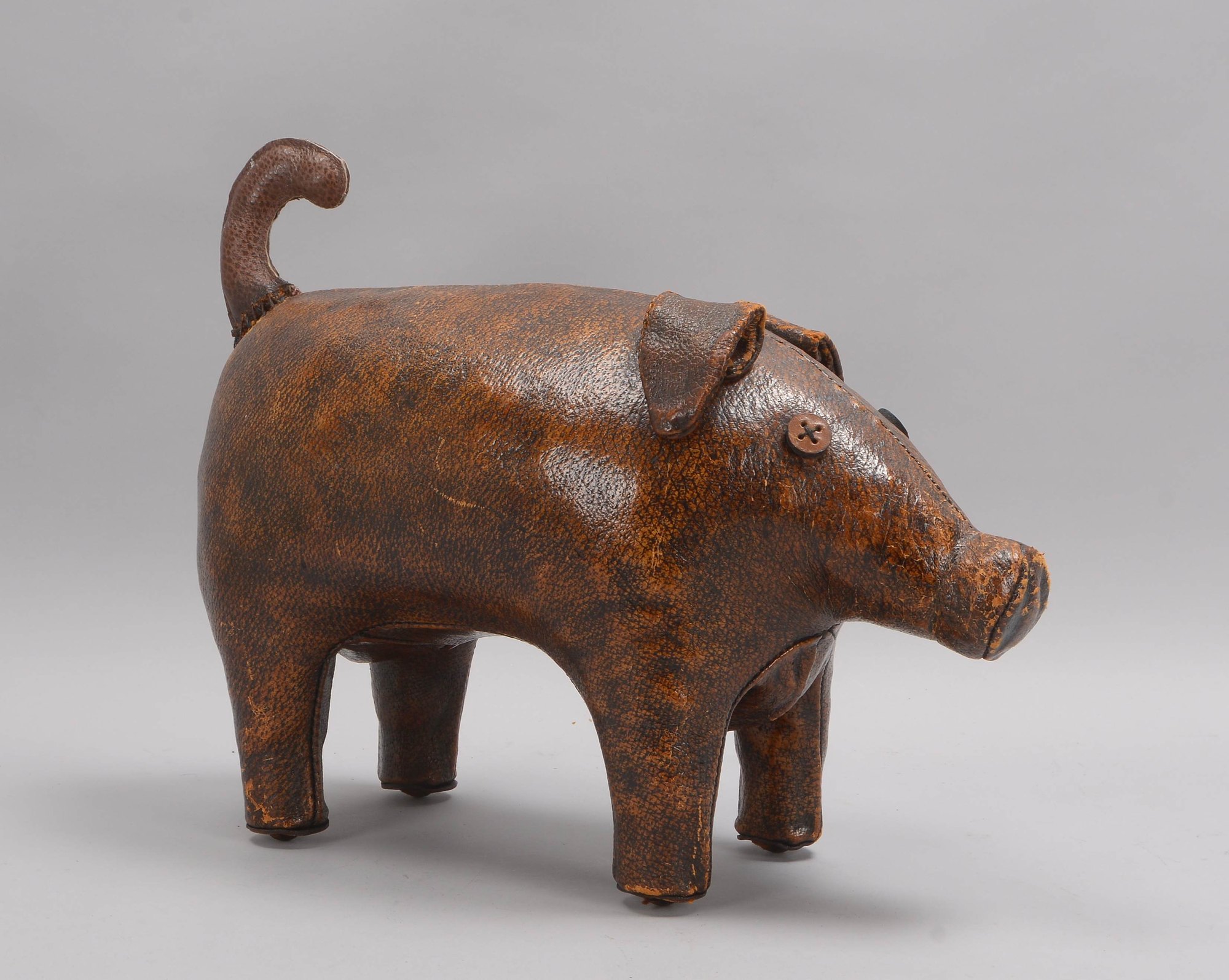 Designer-Ottomane (England, 1960er/1970er Jahre), Hocker 'Schwein'