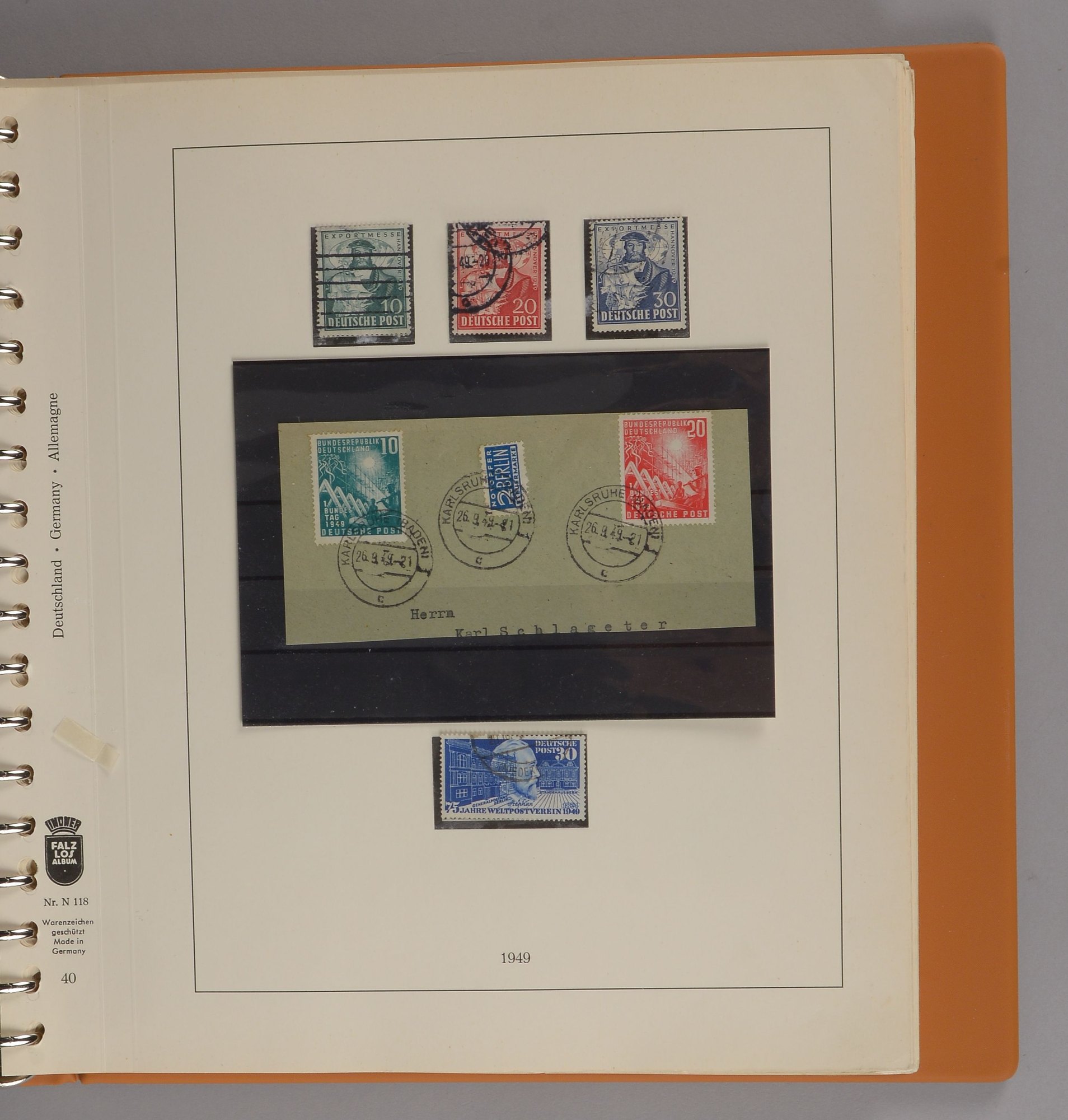 Briefmarkensammlung, 'Deutschland' (1860 - 1970): sehr interessantes Album
