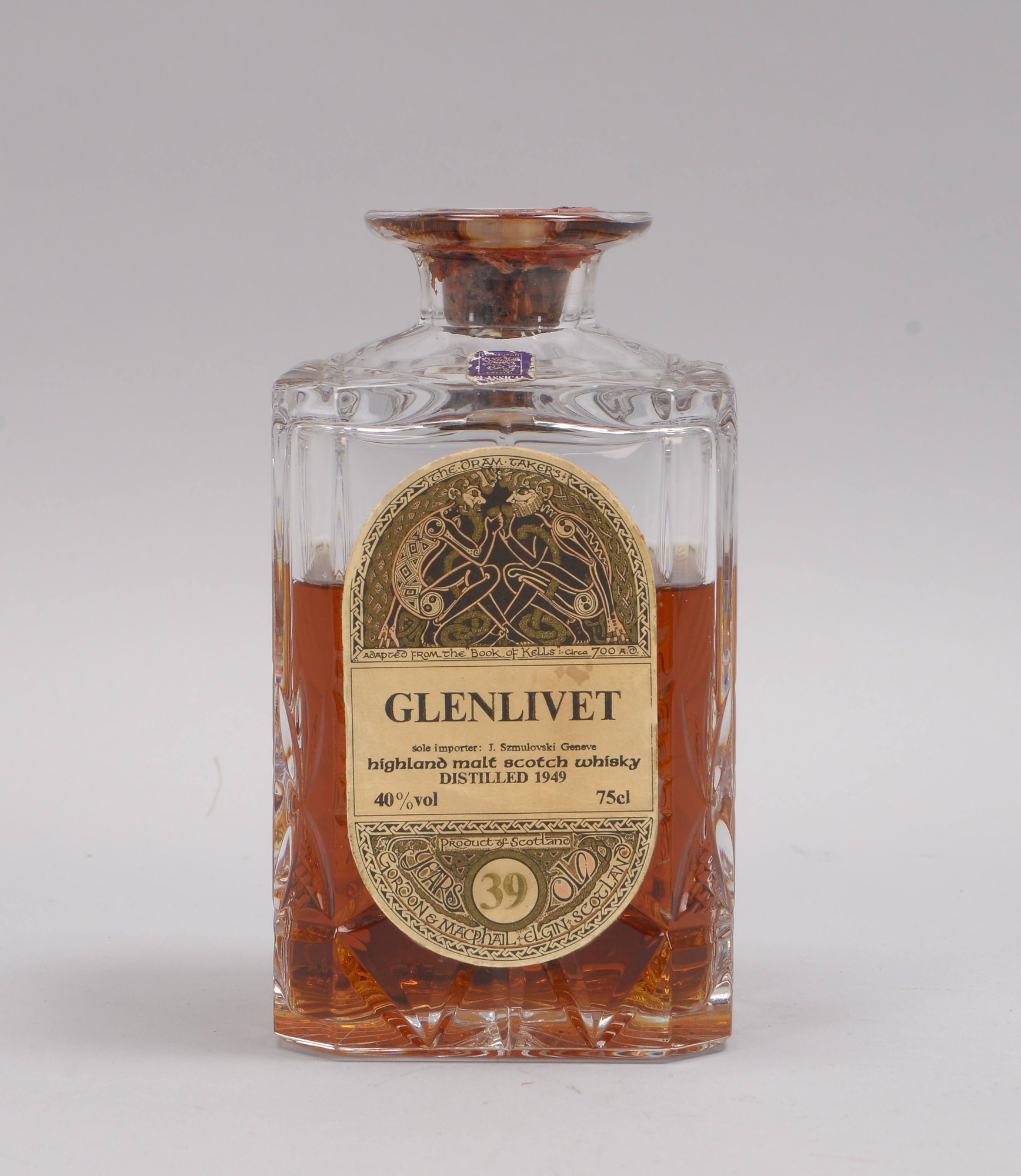 Gordon & MacPhail 'Glenlivet' Highland Malt Scotch Whisky, 'Distilled 1949/39 Years Old'