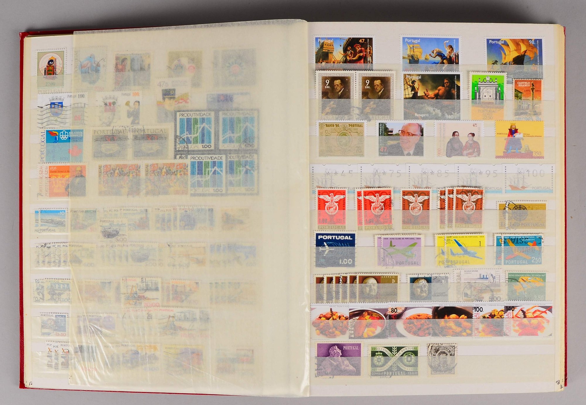 Briefmarkensammlung, 'Portugal', 'Belgien', 'Portugies. Kolonien', 60 S.