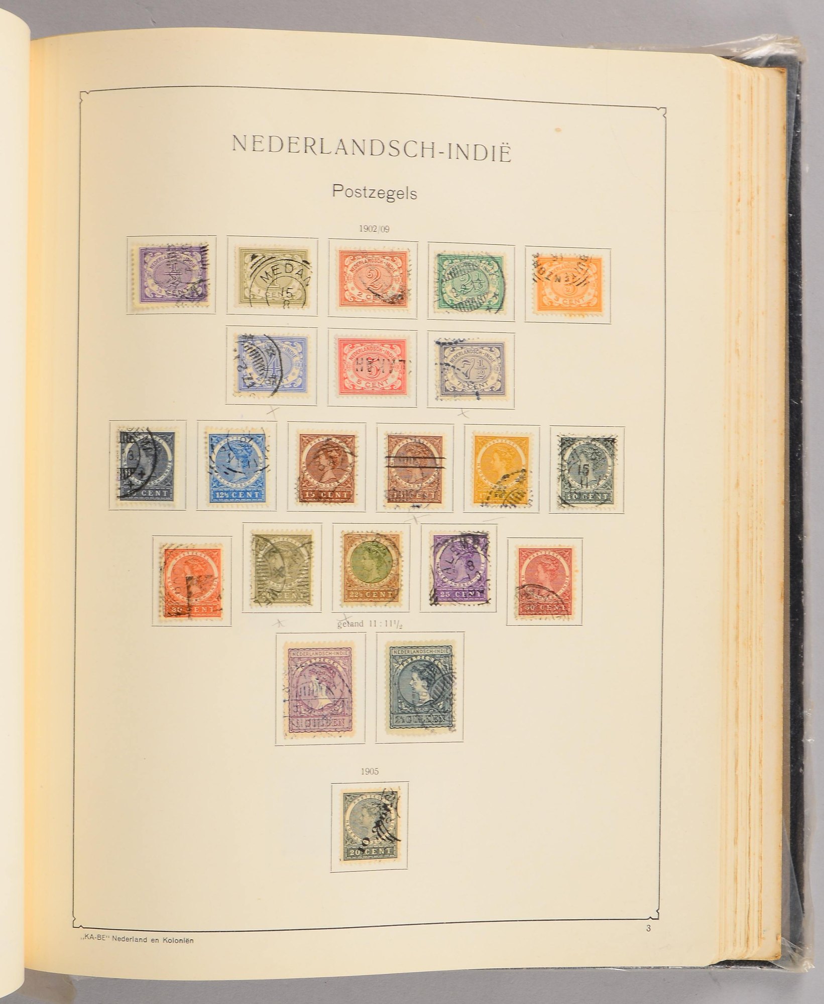Briefmarken, ab 1852 - 1930: 'Niederlande und Kolonien', im KABE-Album