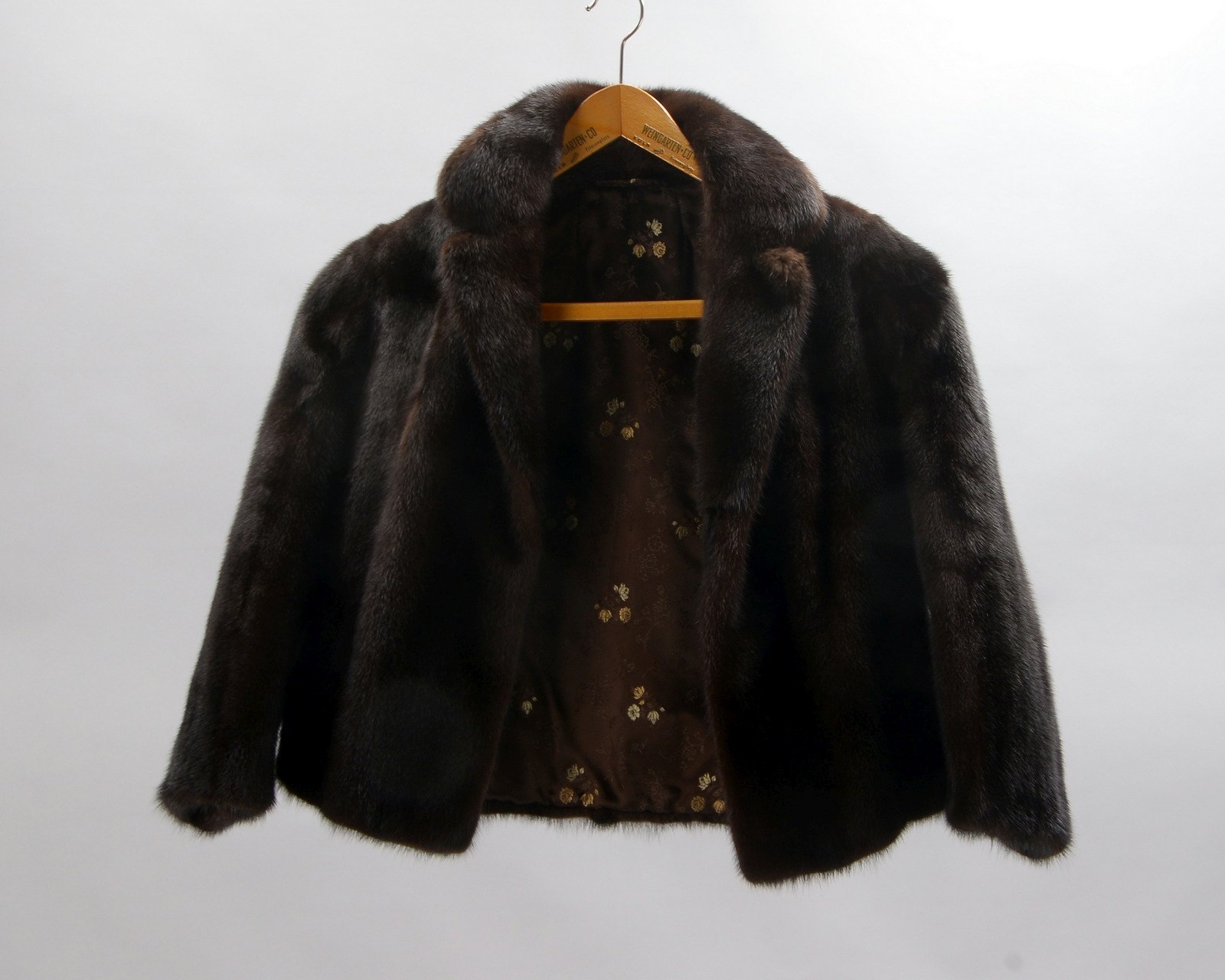 Damen-Pelzjacke, Nerz, dunkelbraun - in gepflegtem Tragezustand; Gr. 38