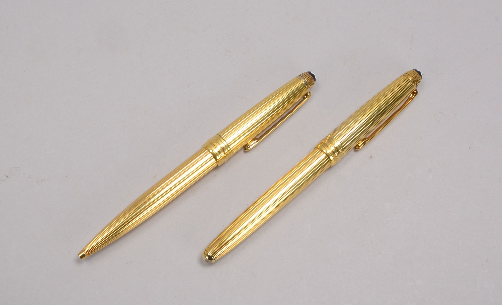 Sammler-Set: 2 Montblanc 'Meisterstücke', Modell 'Solitaire, 'MB 144'
