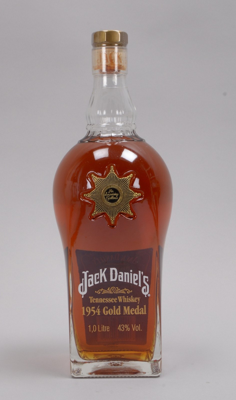 Sammler-Whiskey: Jack Daniel's '1954 Gold medal', 43% Vol., Flasche 1 l