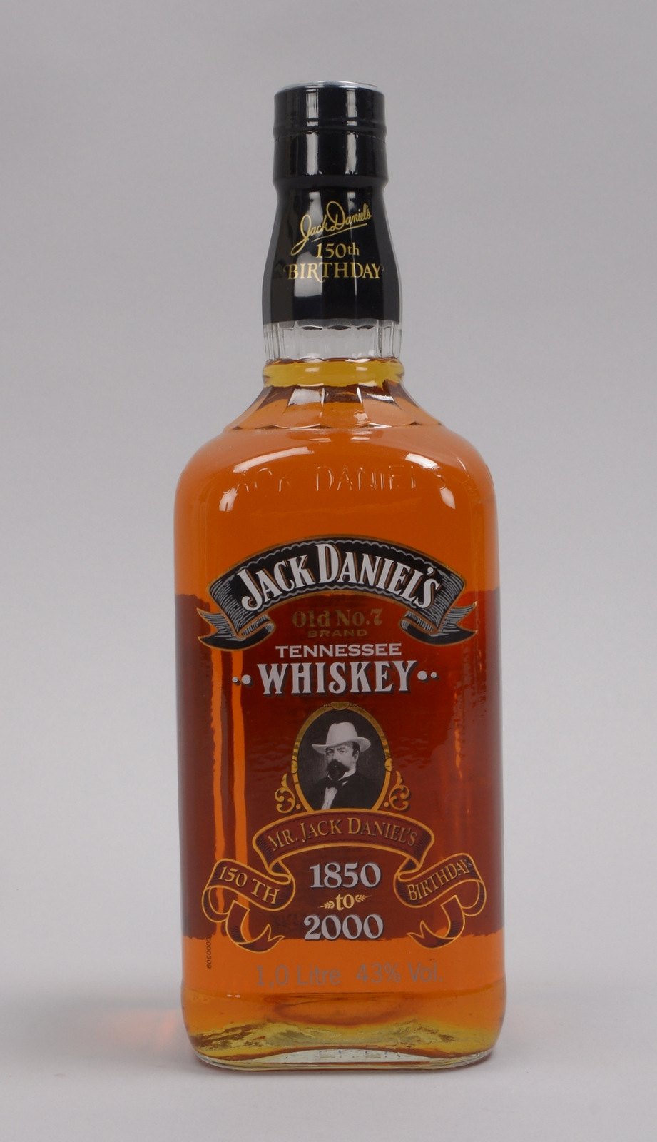 Sammler-Whiskey: Jack Daniel's 'Old No. 7, 150th Birthday - 1850 to 2000', 43% Vol.