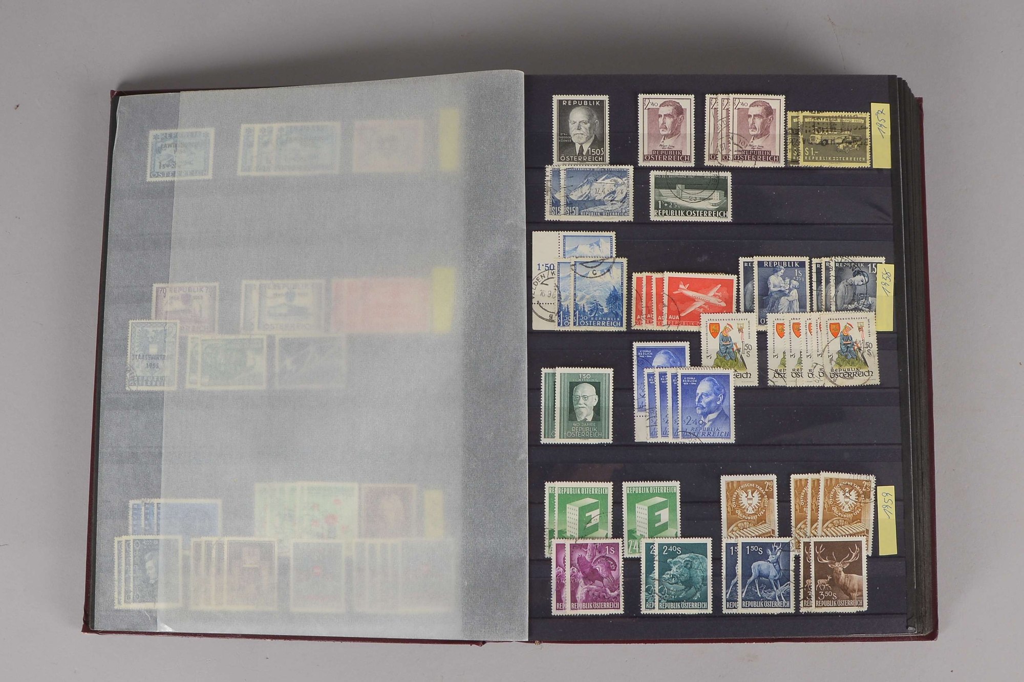Briefmarkensammlung, 'Österreich', 1870 - Kriegsende: ab 2. Ausg. bis Moderne