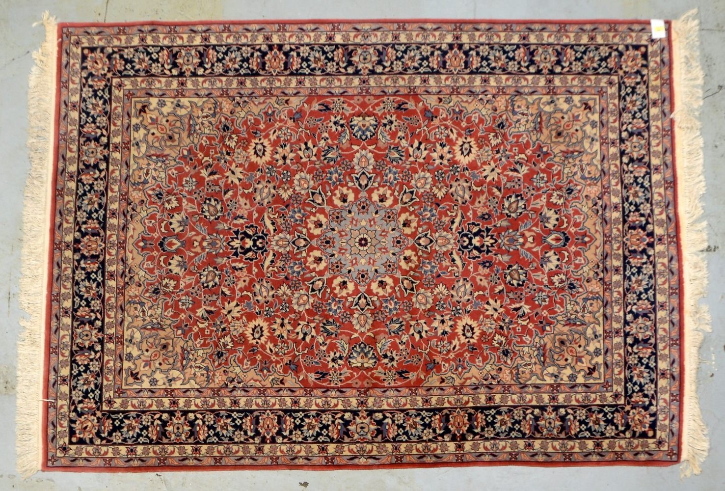 Sarough-Orientteppich, feste Knüpfung, Flor in gutem Zustand; Maße 250 x 175 cm