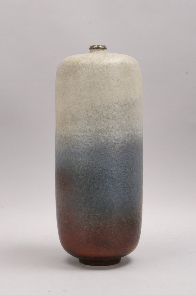 Pluquet-Ulrich, Eisabeth, Künstler-Keramikvase, im Boden sign.; Höhe 39 cm
