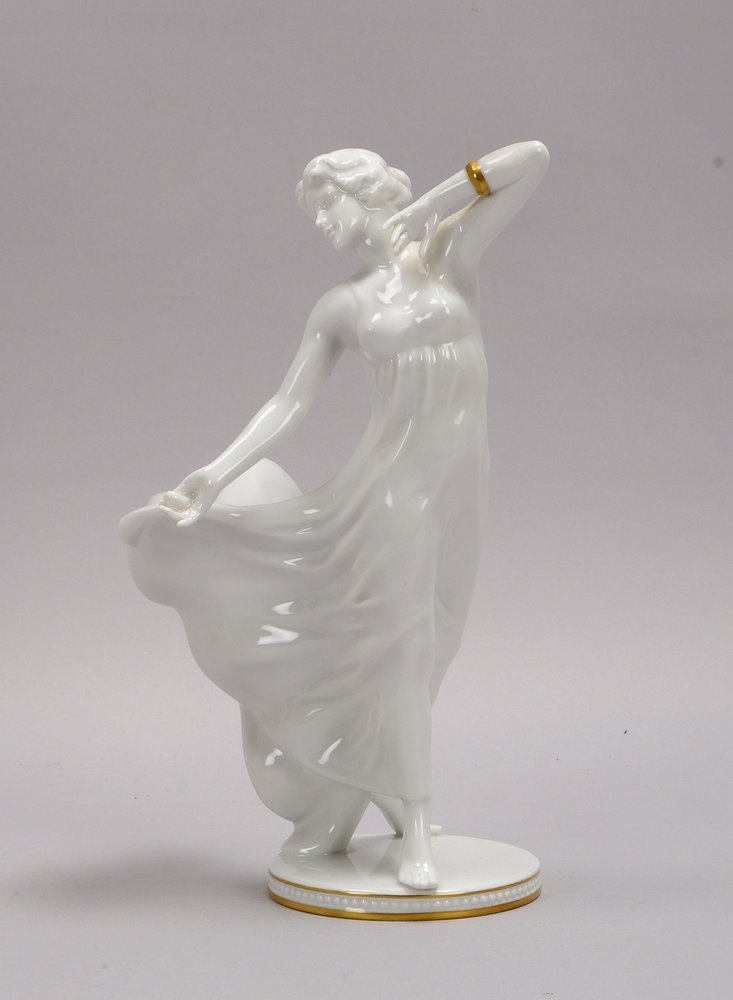 Goebel, Porzellanfigur, 'Tänzerin', Entwurf: G. Bochmann; Höhe 29 cm