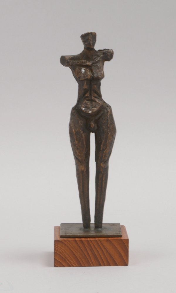 Bucher Schenker, Gianni, Bronze, 'Abstraktion', Aufl. '4/10', auf Holzplinthe