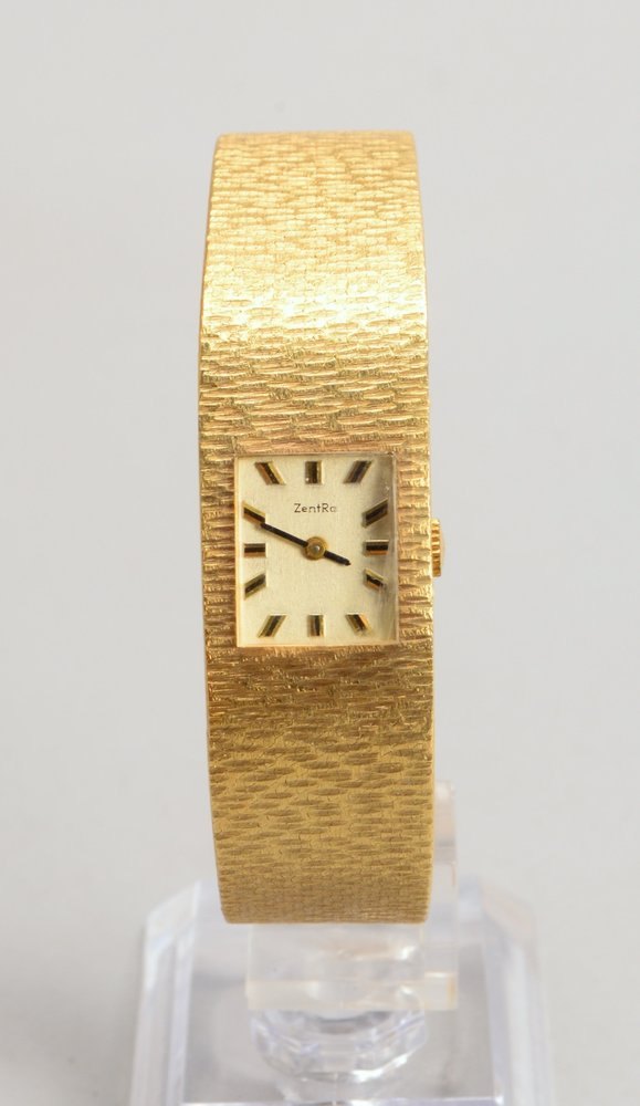 DAU Zentra, 585 GG-Gehäuse und Armband, Handaufzug - ungeprüft