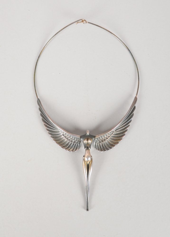 Wunderlich, Paul, 'Nike'-Collier, 925 Sterlingsilber, limitierte Aufl., signiert