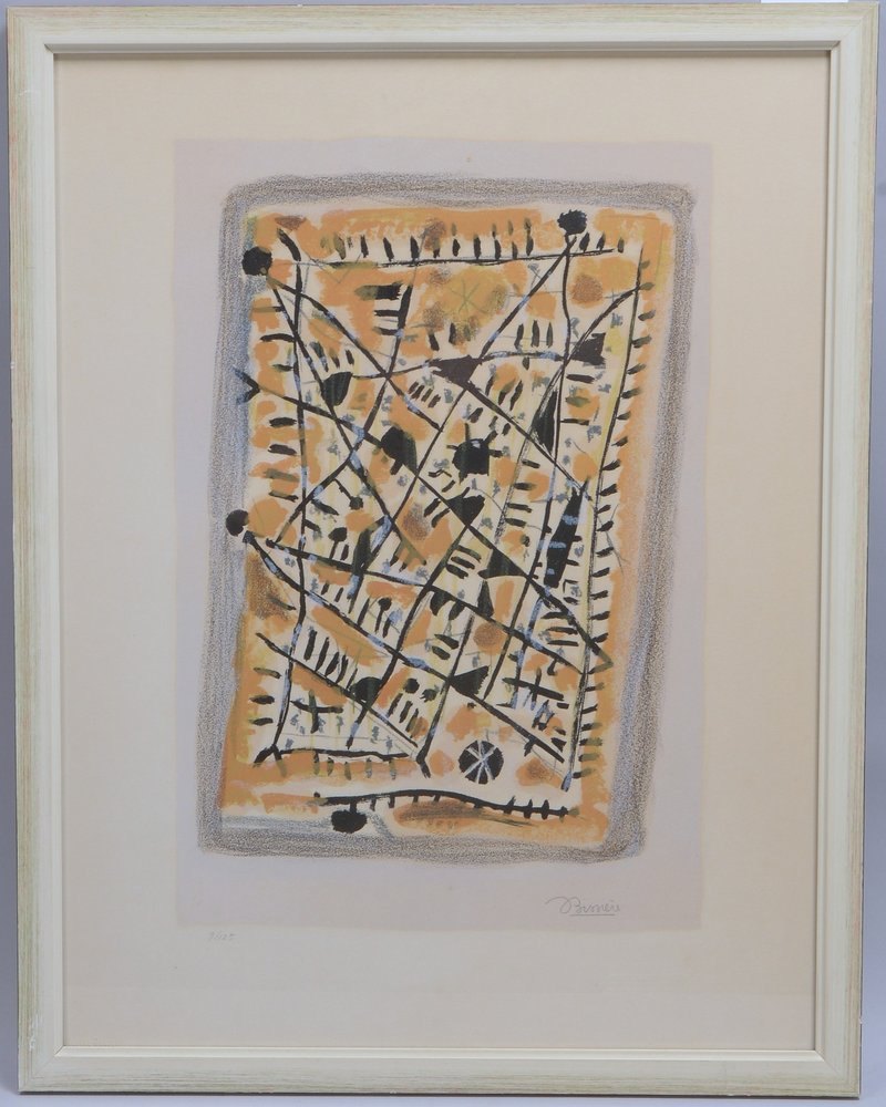 Bissière, Roger, 'O.T.', Farblithografie, Aufl. '9/125', unten re. bleisign./dat.