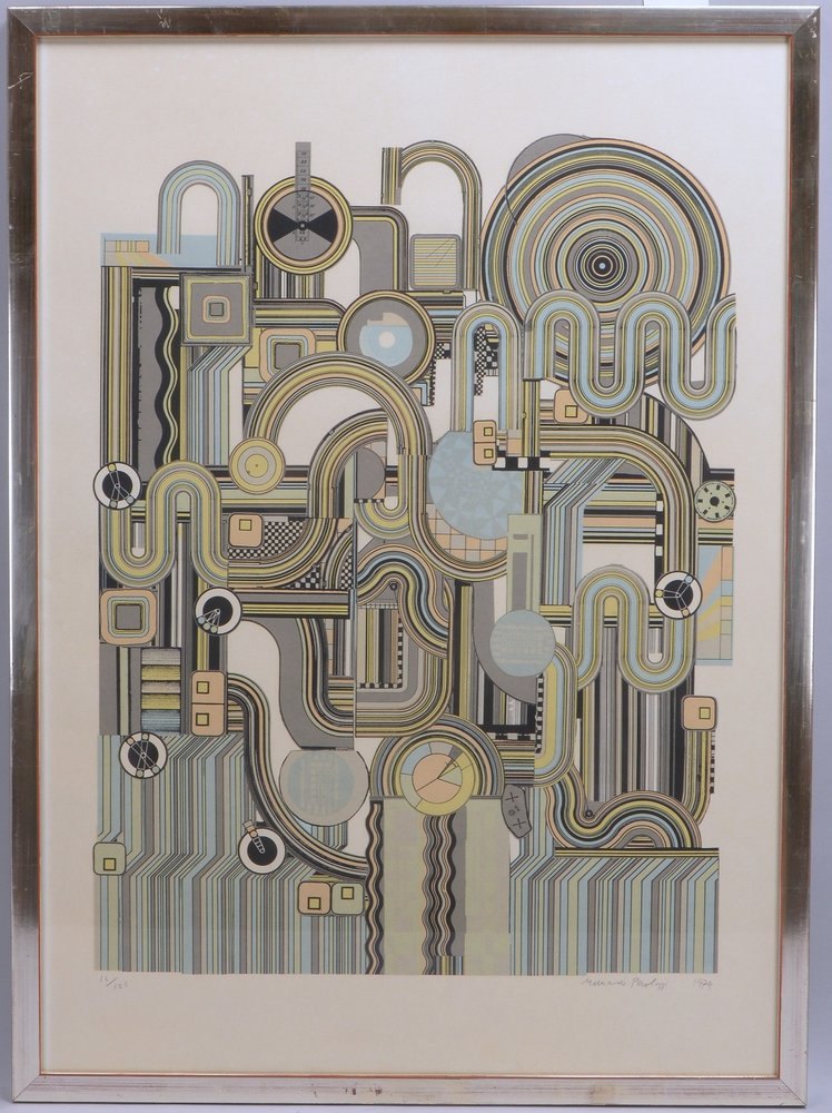 Paolozzi, Eduardo, 'O.T.', Farbserigrafie, Auflage-Nr. '16/125', unten re. sign./dat.