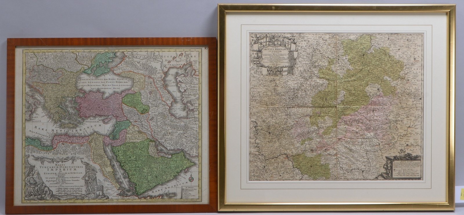 Lotter, T.C., 'Magni Turc. Dominat. Imperium'; dazu Homann, J.B., 'S.R.I. ...'