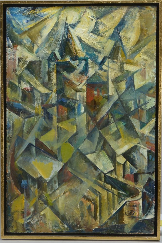 Vasiagin, Anatoly Nikolaevich, 'Und es wurde Tag', Öl/Holz, monogr., verso sign./bet.