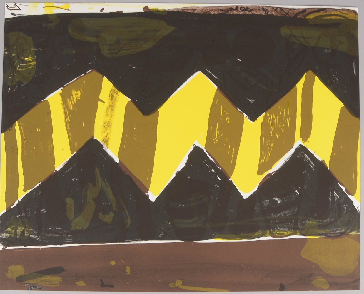Tal, R., 'Zig and Zag', Farblithografie (Edition Griffelkunst), unten li. signiert