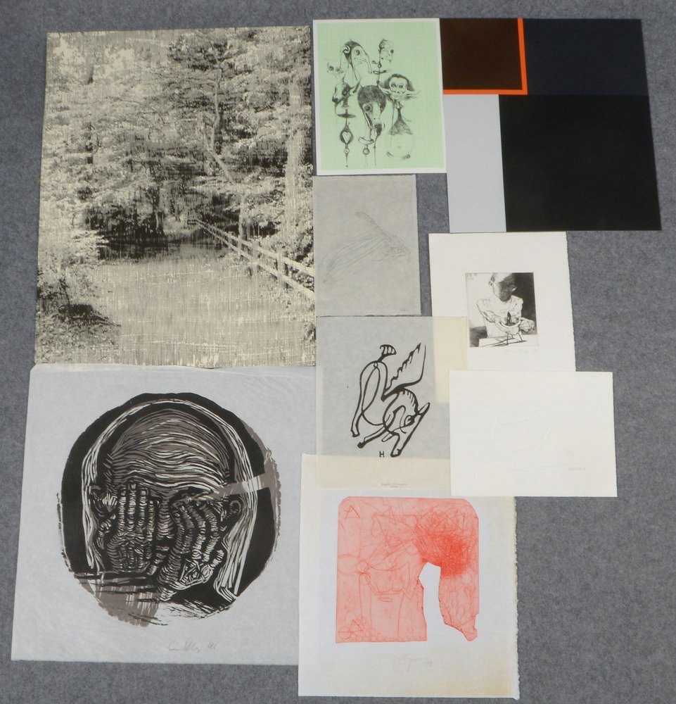 Yuasa, Katsutoshi, 'Snapshot', Holzschnitt (Ed. Griffelkunst), signiert