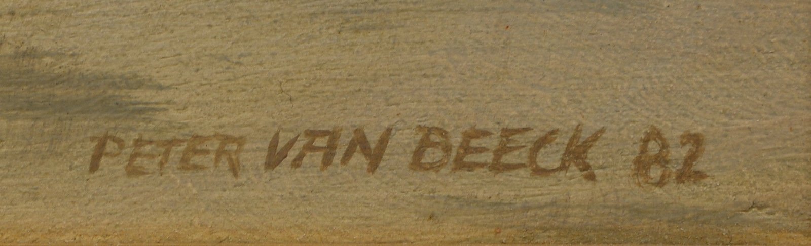 van Beek, Peter, 3 Landschaftsmalereien, Öl/Holz, jeweils unten re. sign./dat.