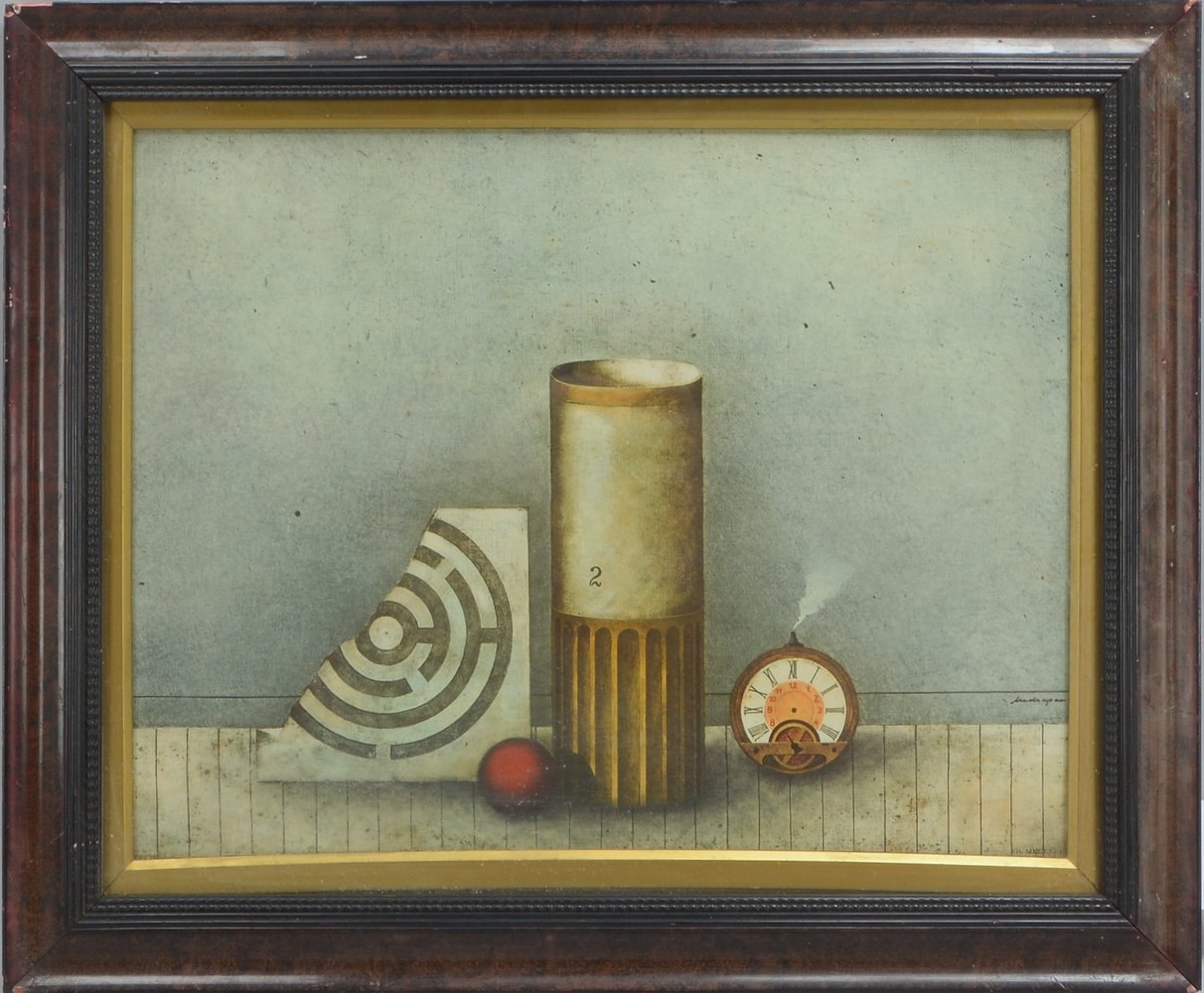 Meckseper, Friedrich, 'O.T.', Farblithografie, in der Platte signiert, datiert '1967'