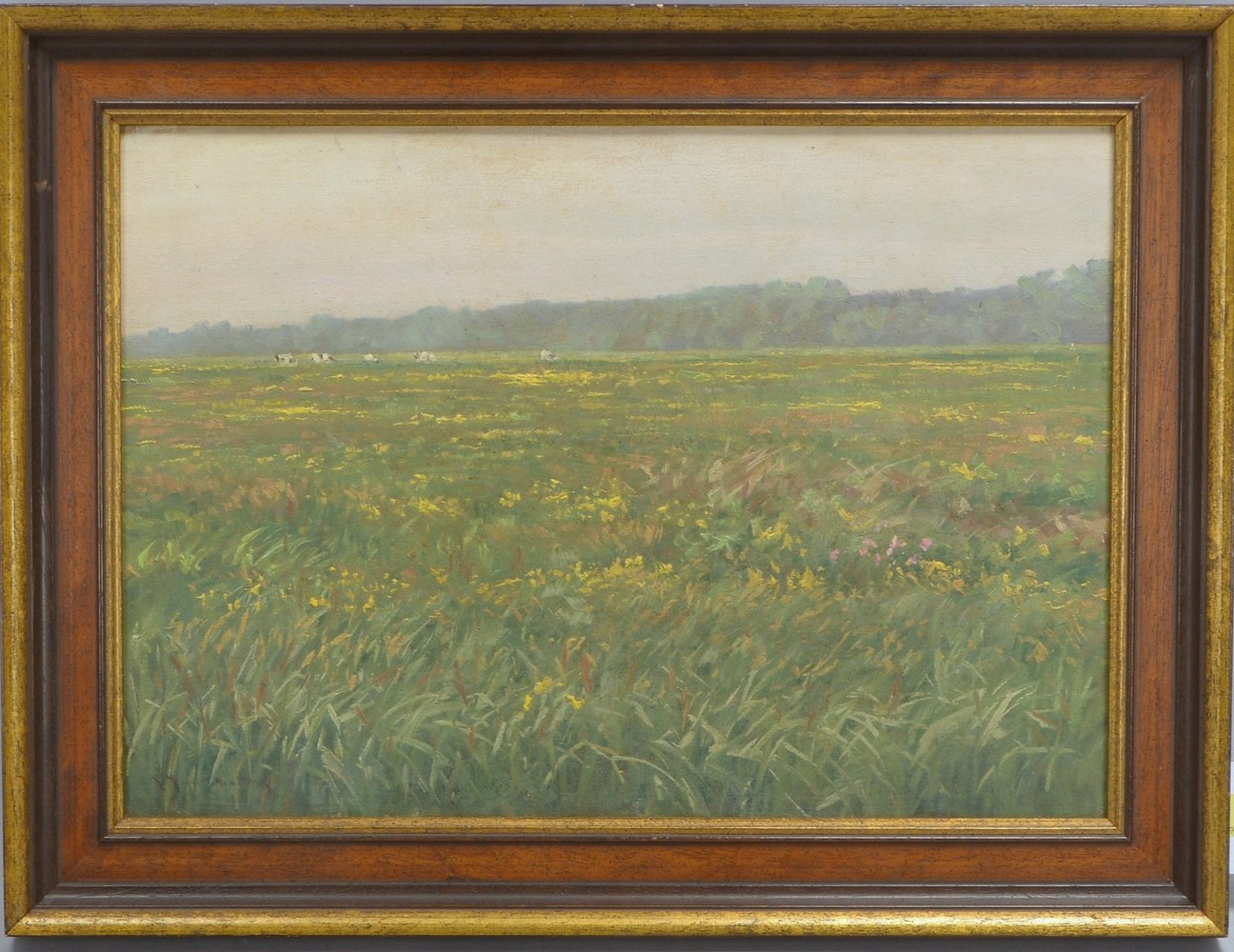 Meyer-Nieting, Karl, 'Weite Landschaft', Öl auf Malkarton(?), unten links signiert