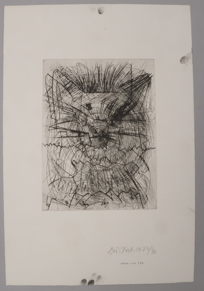 Roth, Dieter (aka Diter Rot), 'Komposition, II', Radierung (1977 - 1992), handsign.