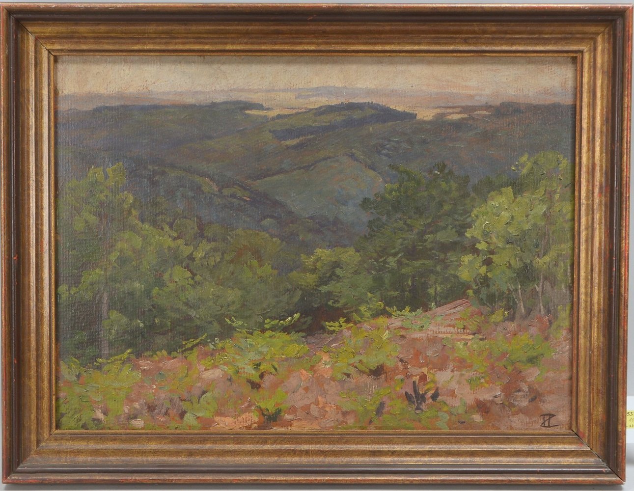 Ziegler, Hugo, 'Landschaft', Öl auf Holz/gerahmt, unten rechts monogr.
