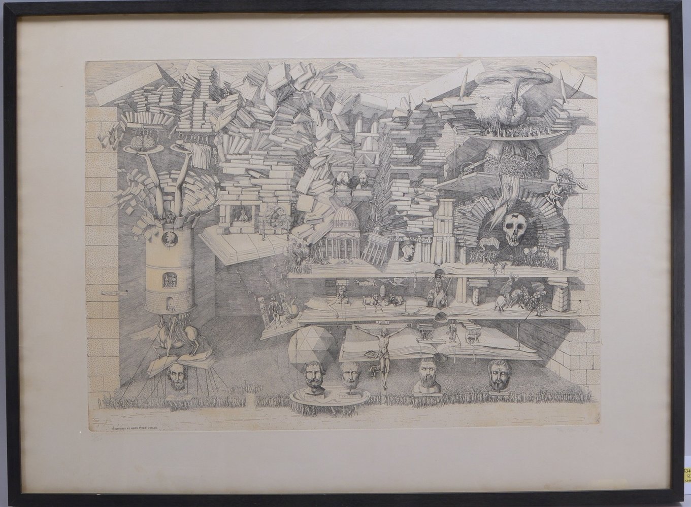 Collien, Peter, 'Wissen der Menschheit', gr. Radierung, Aufl. '40/250', bleisign./dat.