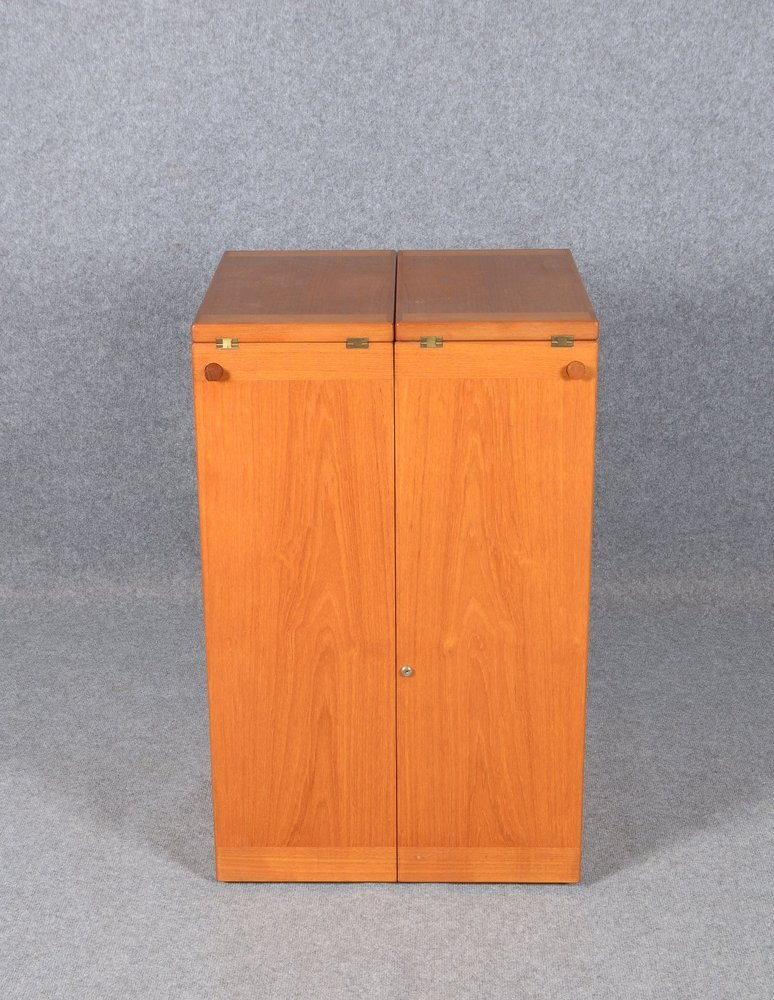 Skovby Møbelfabrik A/S, Designer-Hausbar, Teak, 2-tlg./div. Fächer