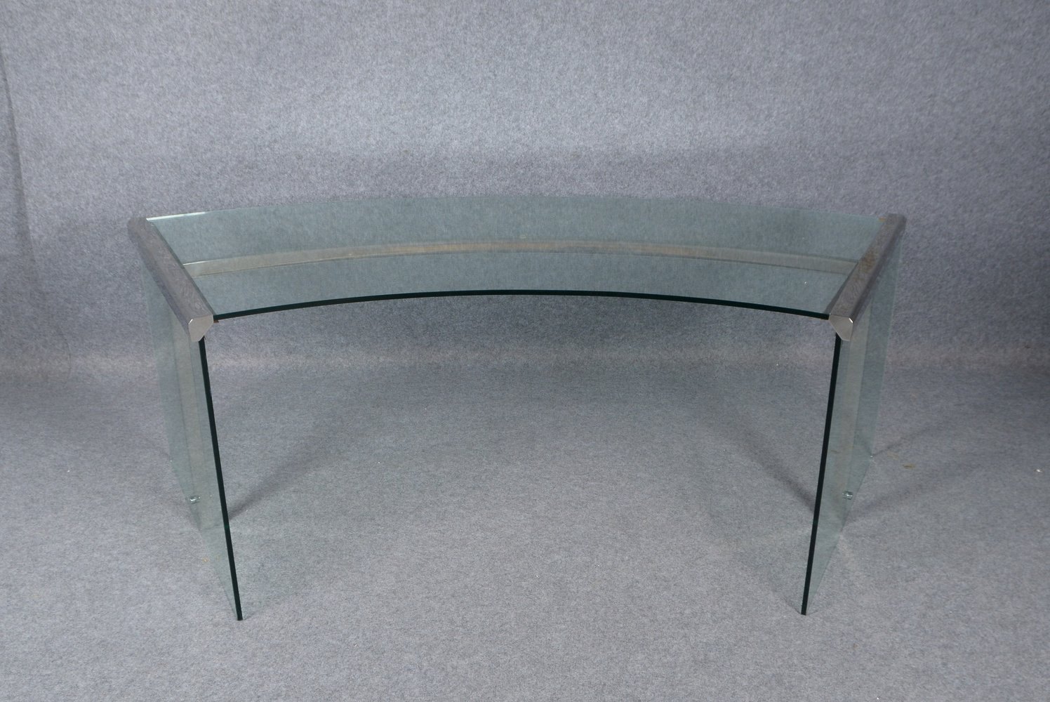 Gallotti & Radici/Italien, Designer-Schreibtisch, Modell 'President Junior', Glas