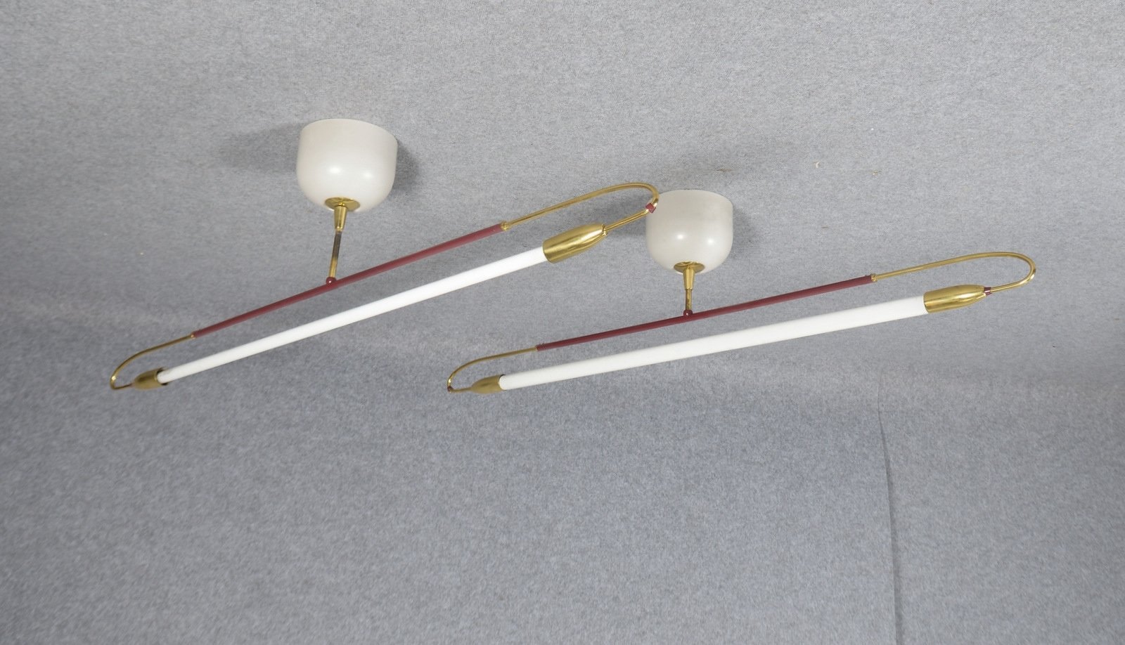 Deckenlampe (Art déco, 1950er Jahre), Gebrüder Kaiser & Co.